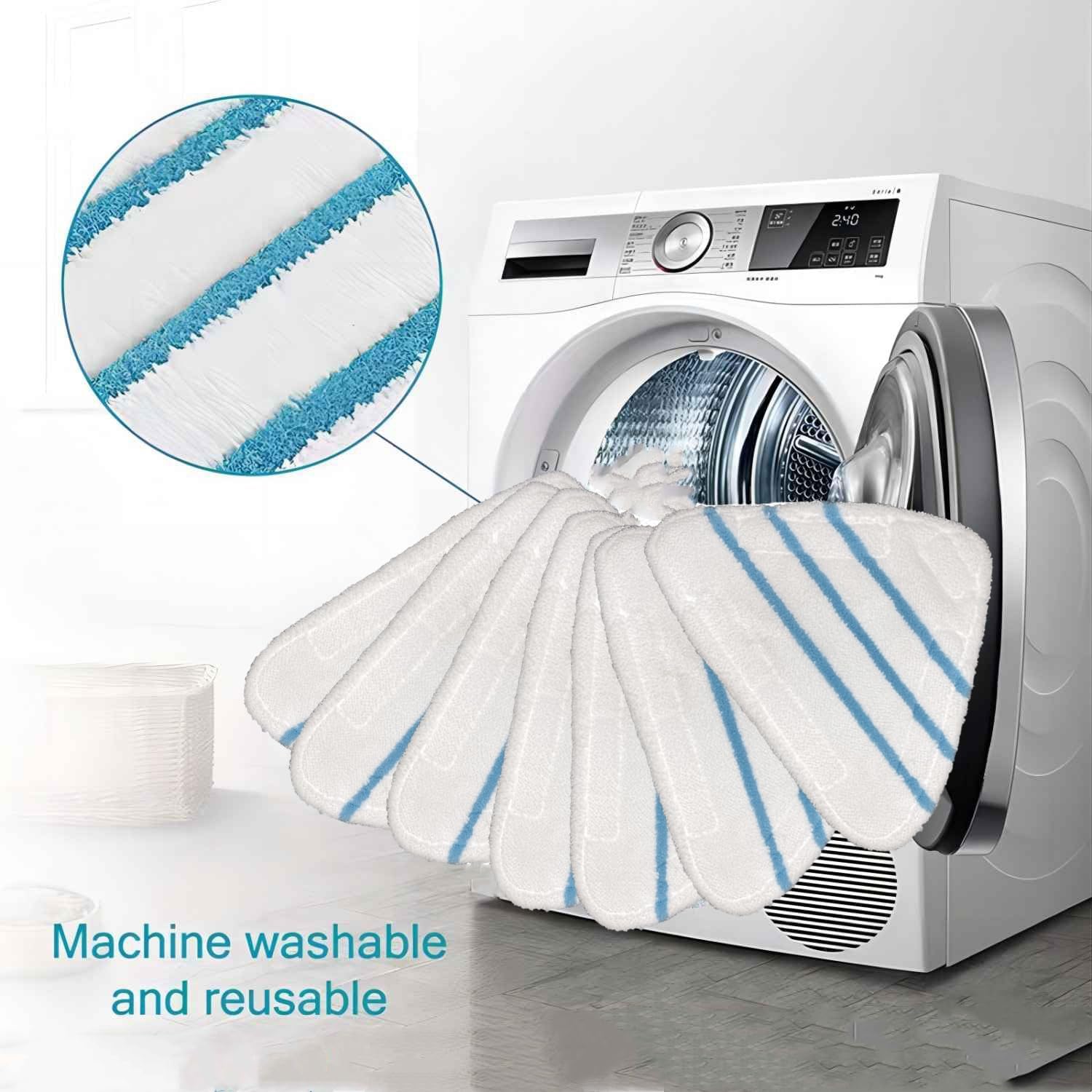 4 Pack Reusable Mop Pads for True Tidy STM-500 Steam Mops