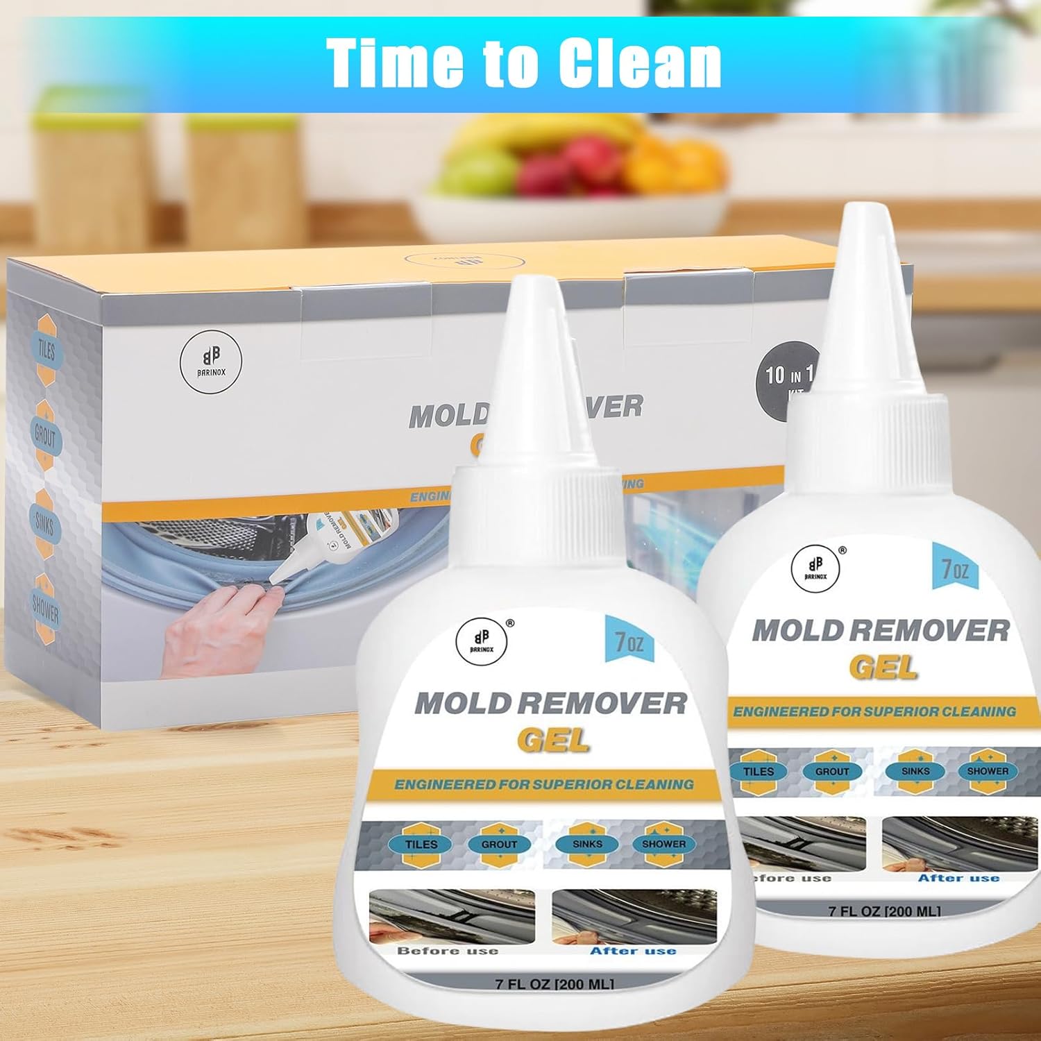 BARINOX Mold Stain Remover Gel Kit 10 in 1