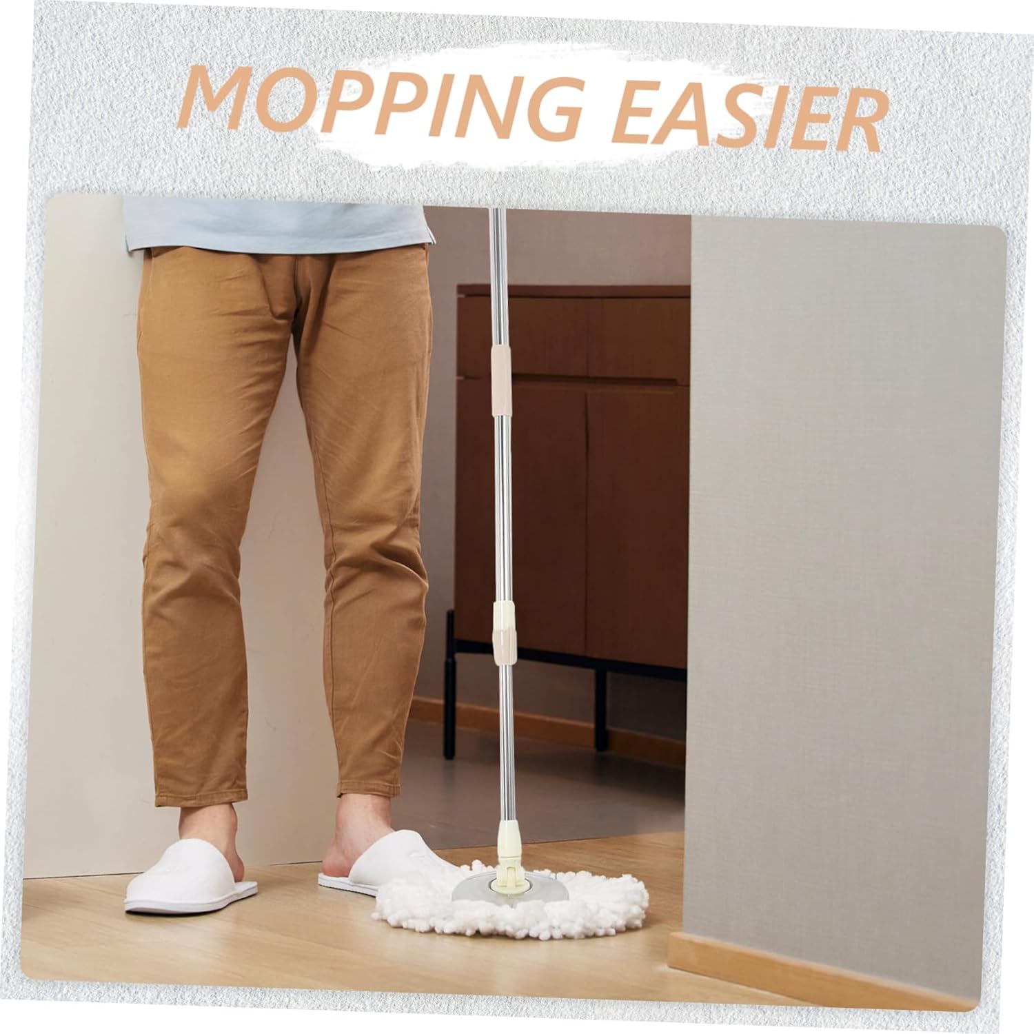 Ipetboom Rotating Mop Handle Replacement Stick