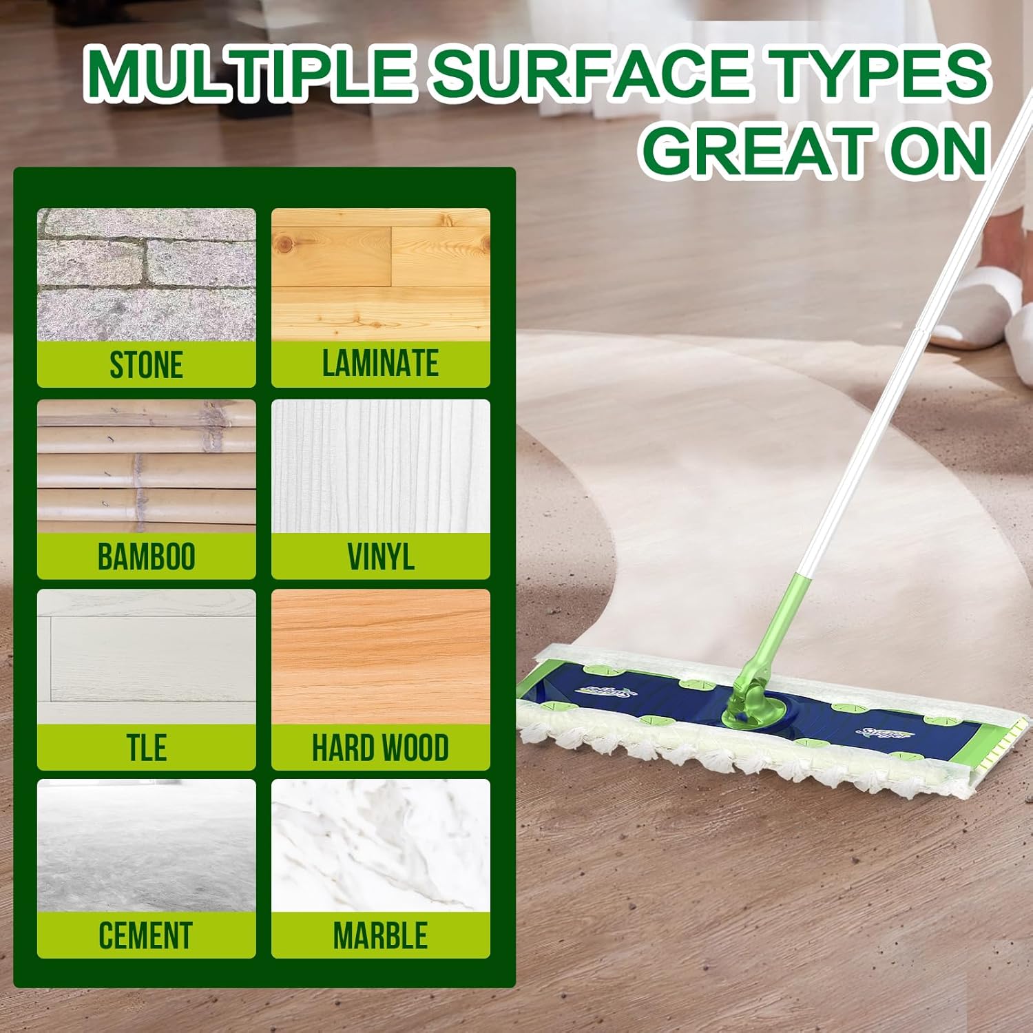 XL Heavy Duty Dry Sweeping Cloths for Swiffer Mop