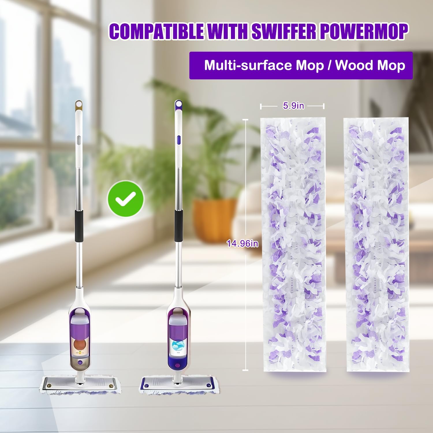 Shu Yuan Power Mop Pads Refills 20 Count