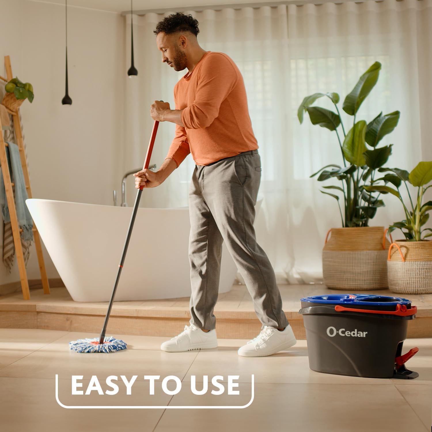 O-Cedar RinseClean Spin Mop Microfiber Refill Pack of 3