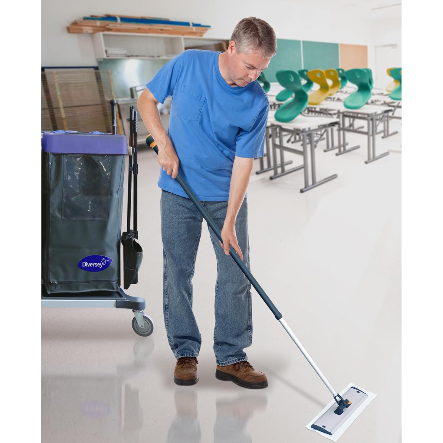 Taski Jon Master Ultra Plus Telescoping Mop Handle