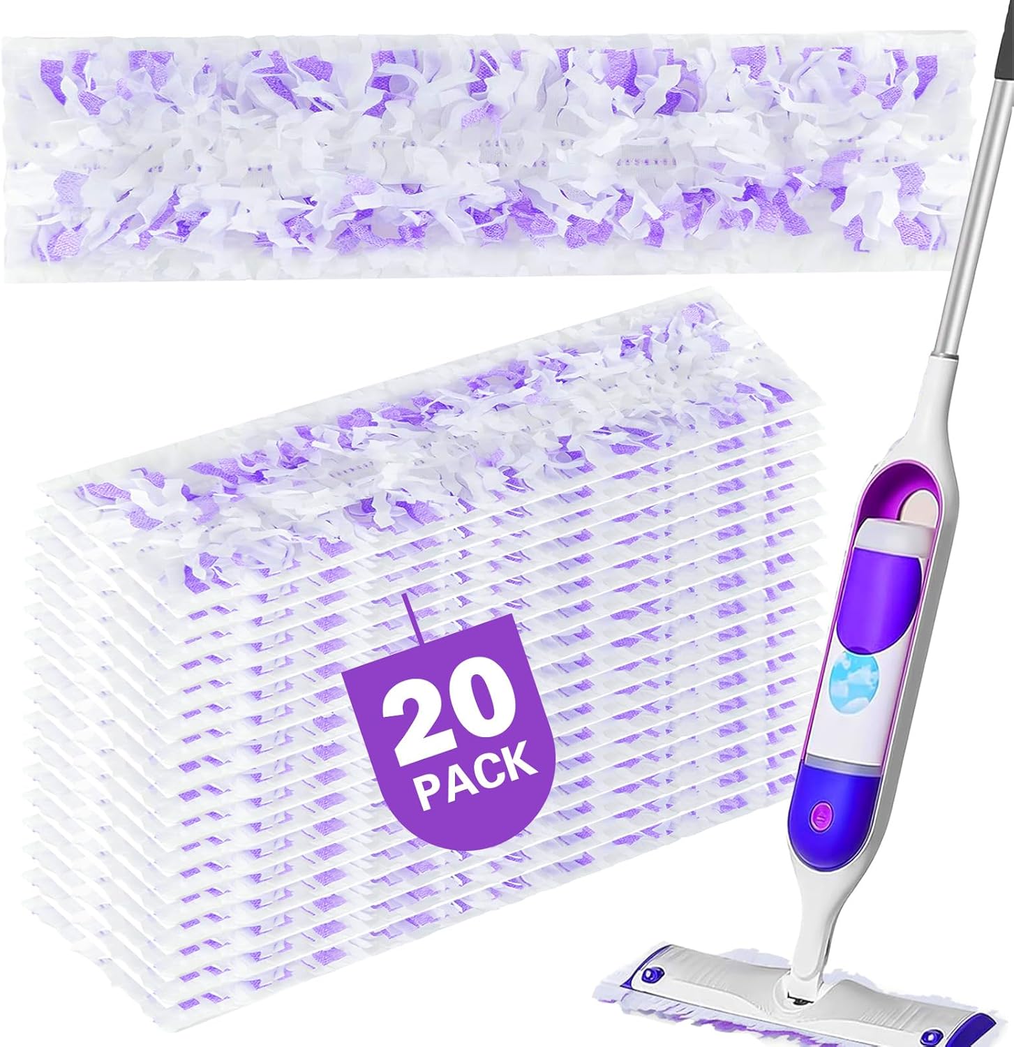 20 Count Power Mop Pads Refills for Swiffer PowerMop