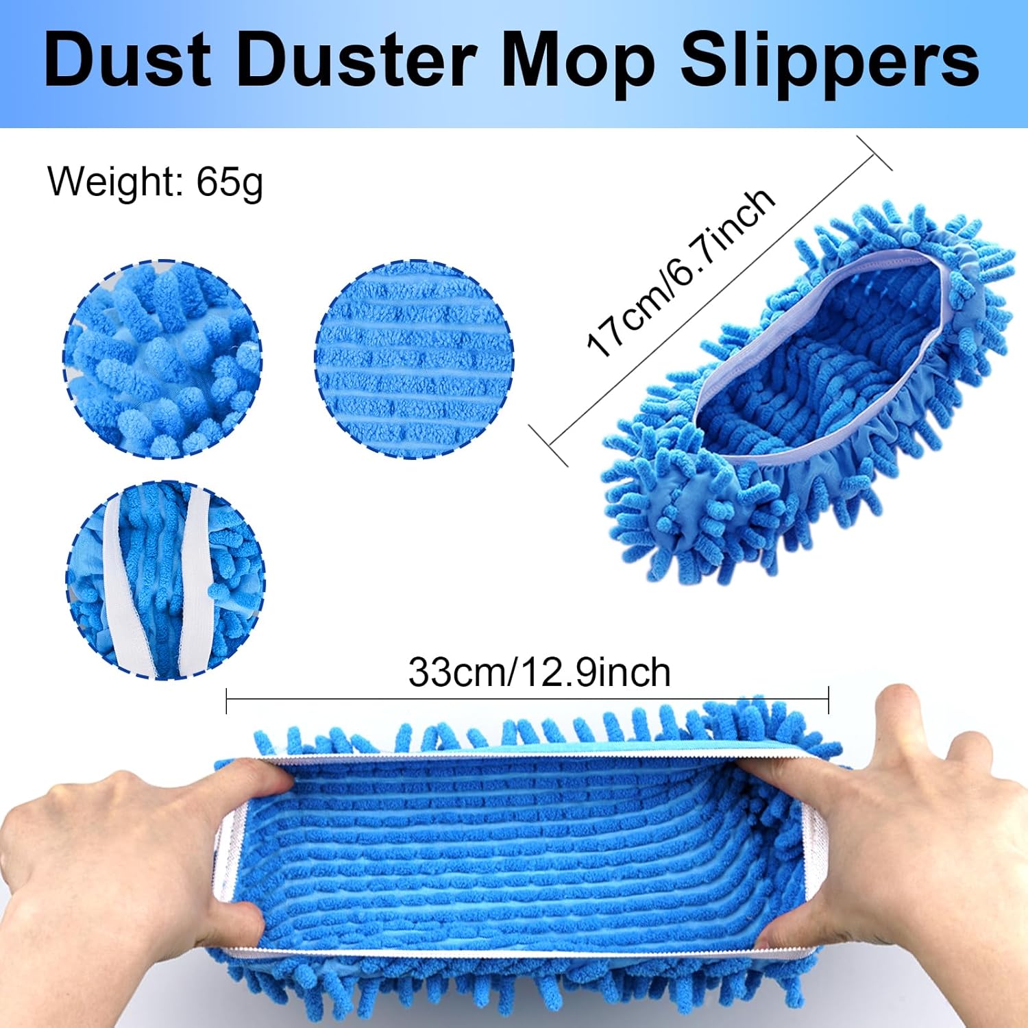 Cosywell 10 PCS Mopping Slippers for Floor Cleaning