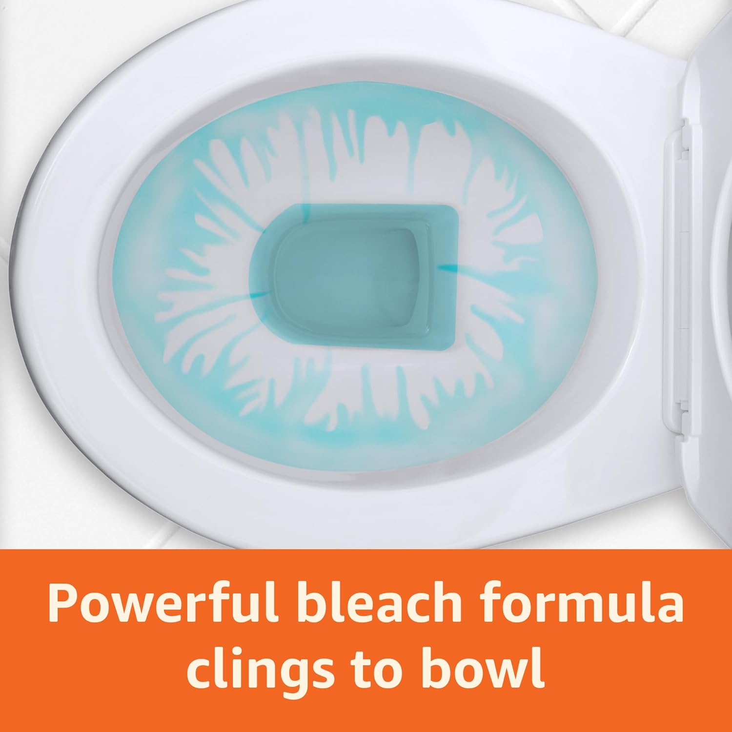 Amazon Basics Toilet Bowl Cleaner with Bleach and Fresh Scent