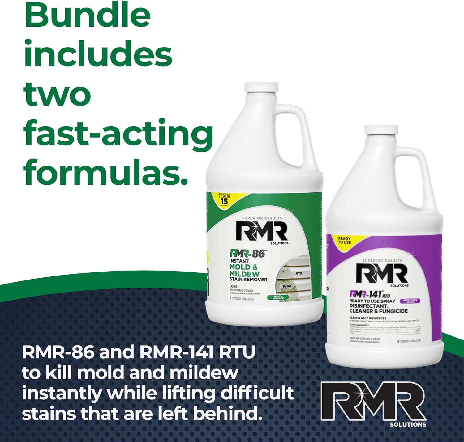 RMR Brands Mold Remover Bundle - 2 Gallon Bottles