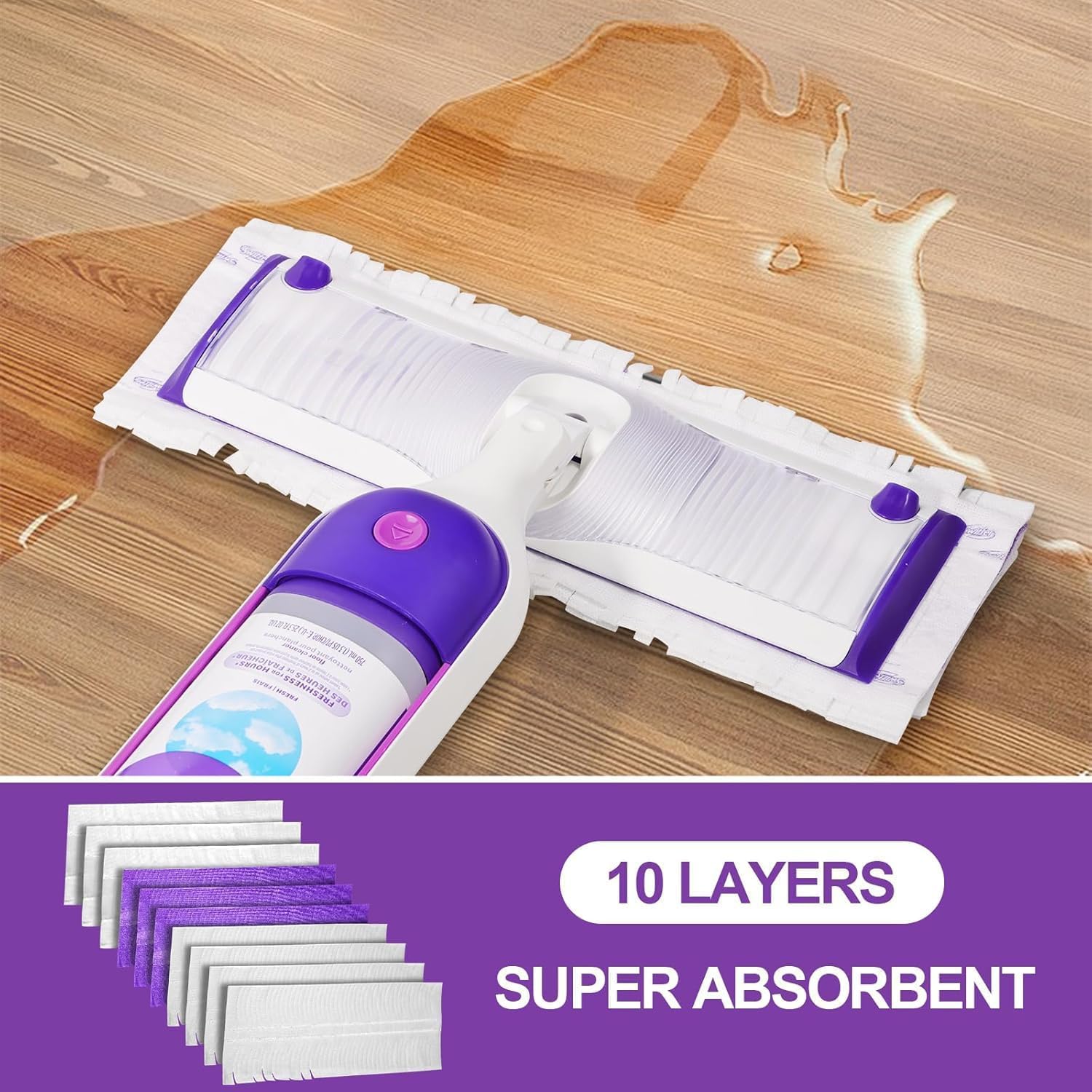 Replacement Pad Refills for Swiffer Power Mop 11 Count