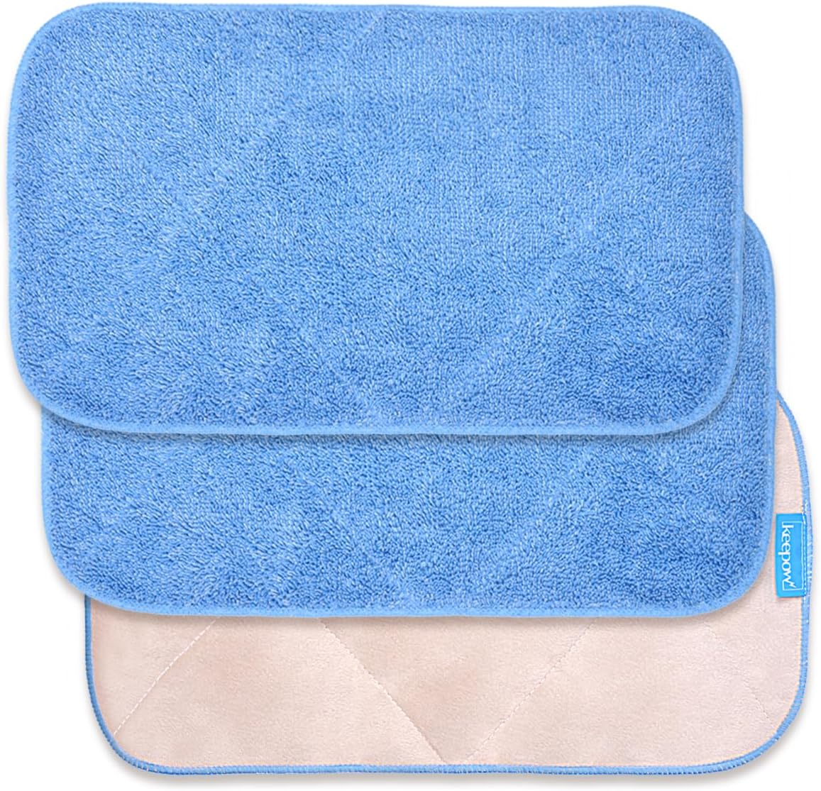 KEEPOW Microfiber Mop Refill Pads for MRSIGA Professional Mop 3 Pack