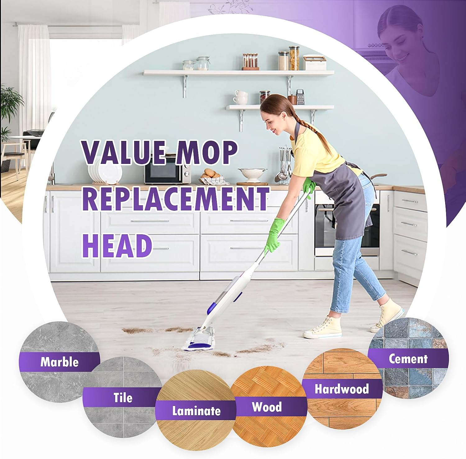 12 Pack Chyodi Power Mop Refills Compatible with Swiffer