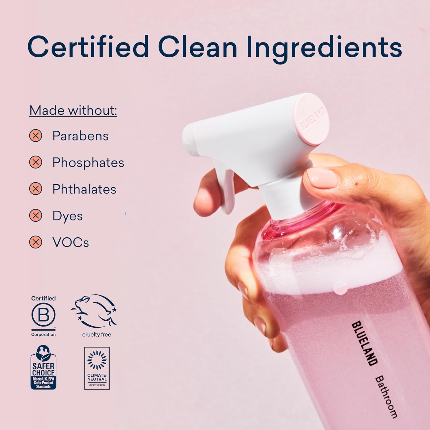 BlueLand Refillable Bathroom Cleaner 4-Pack