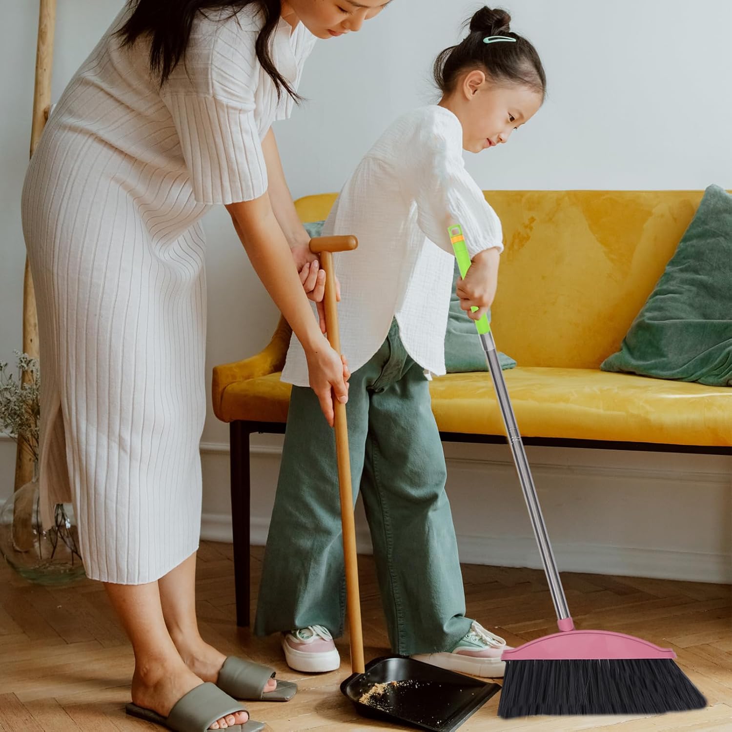 Stainless Steel Mop Handle Set for Floor Cleaning