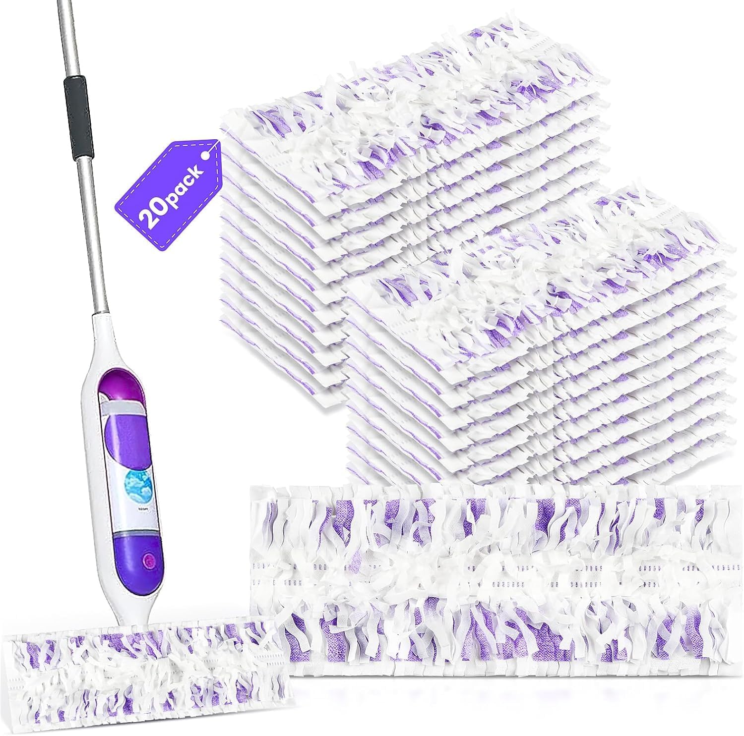 20 Pack Power Mop Pad Refills for Swiffer PowerMop