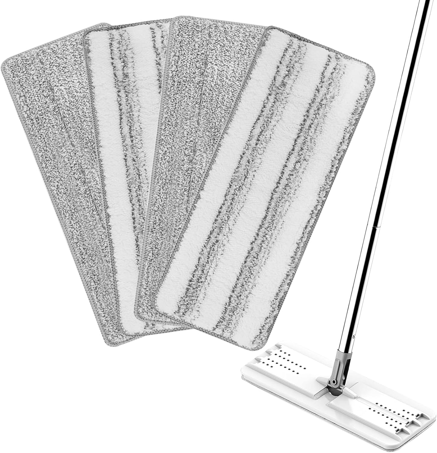 Yicotira 4 Pack Joymoop Mop Replacement Pads