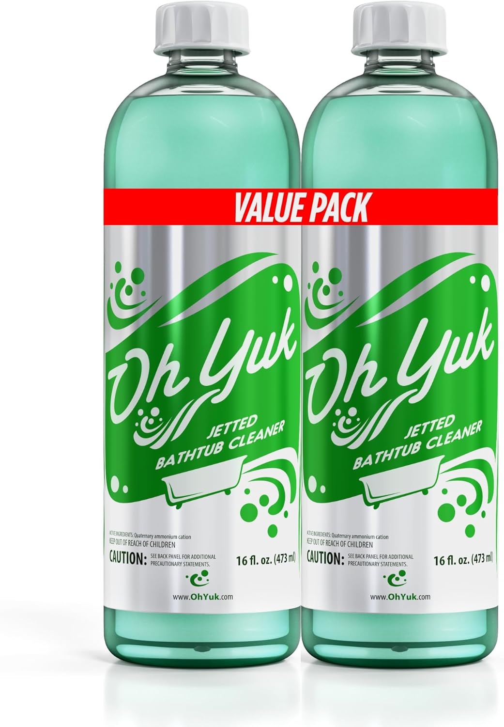 Oh Yuk Jetted Tub Cleaner - 2 Bottles 16 Oz