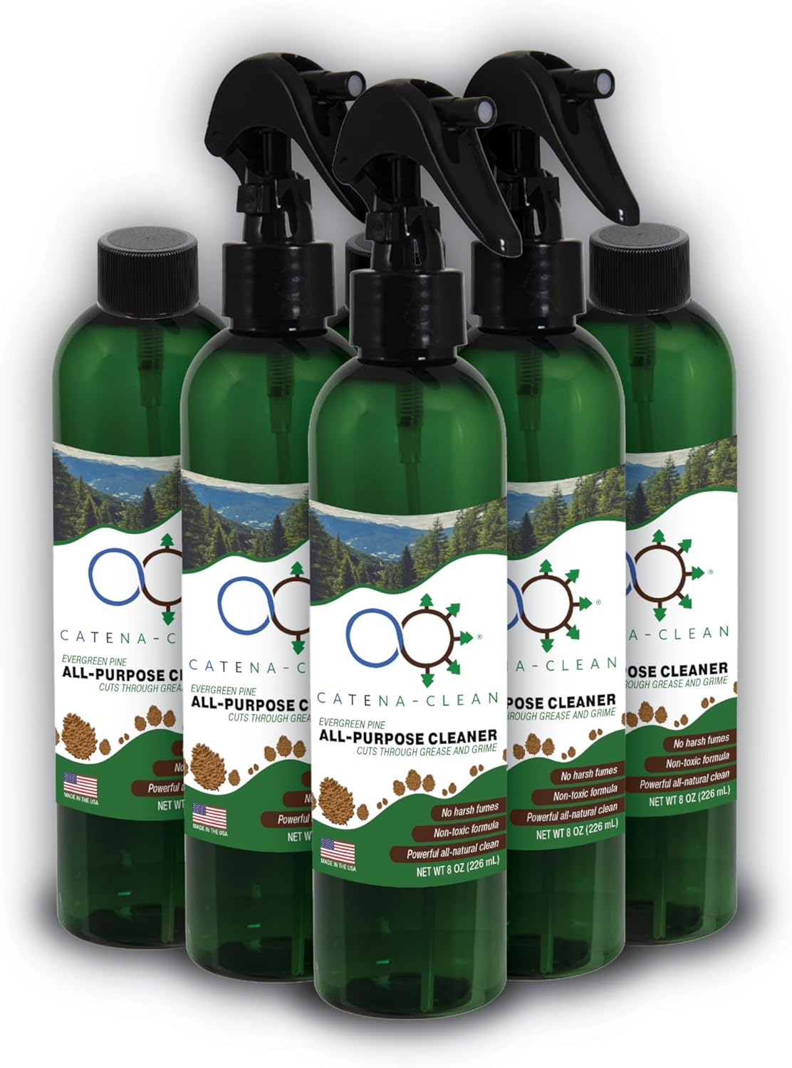 Catena Nano Natural Pine Bathroom Cleaner 6 Pack