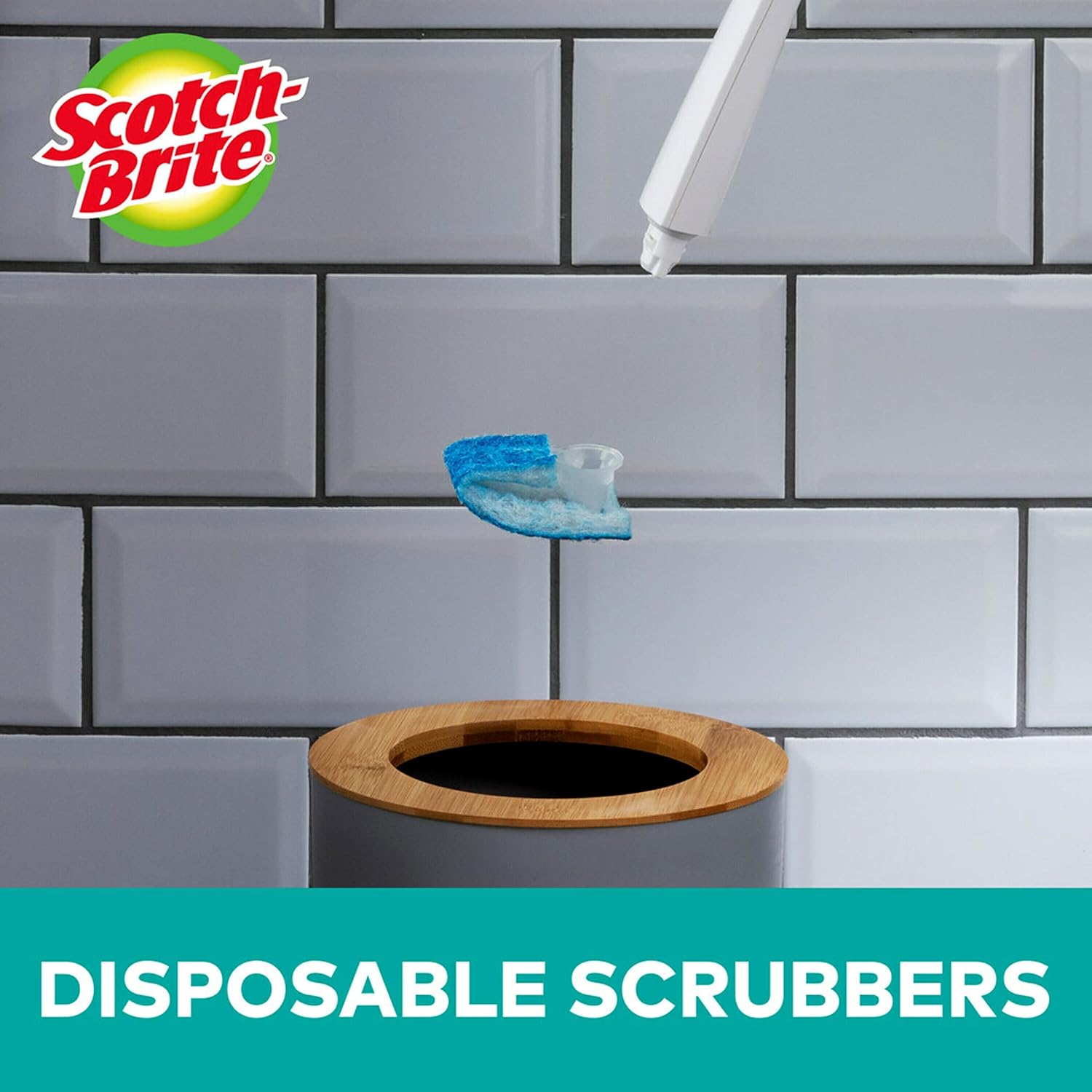 Scotch-Brite Disposable Toilet Scrubber Refills 10-Pack Blue