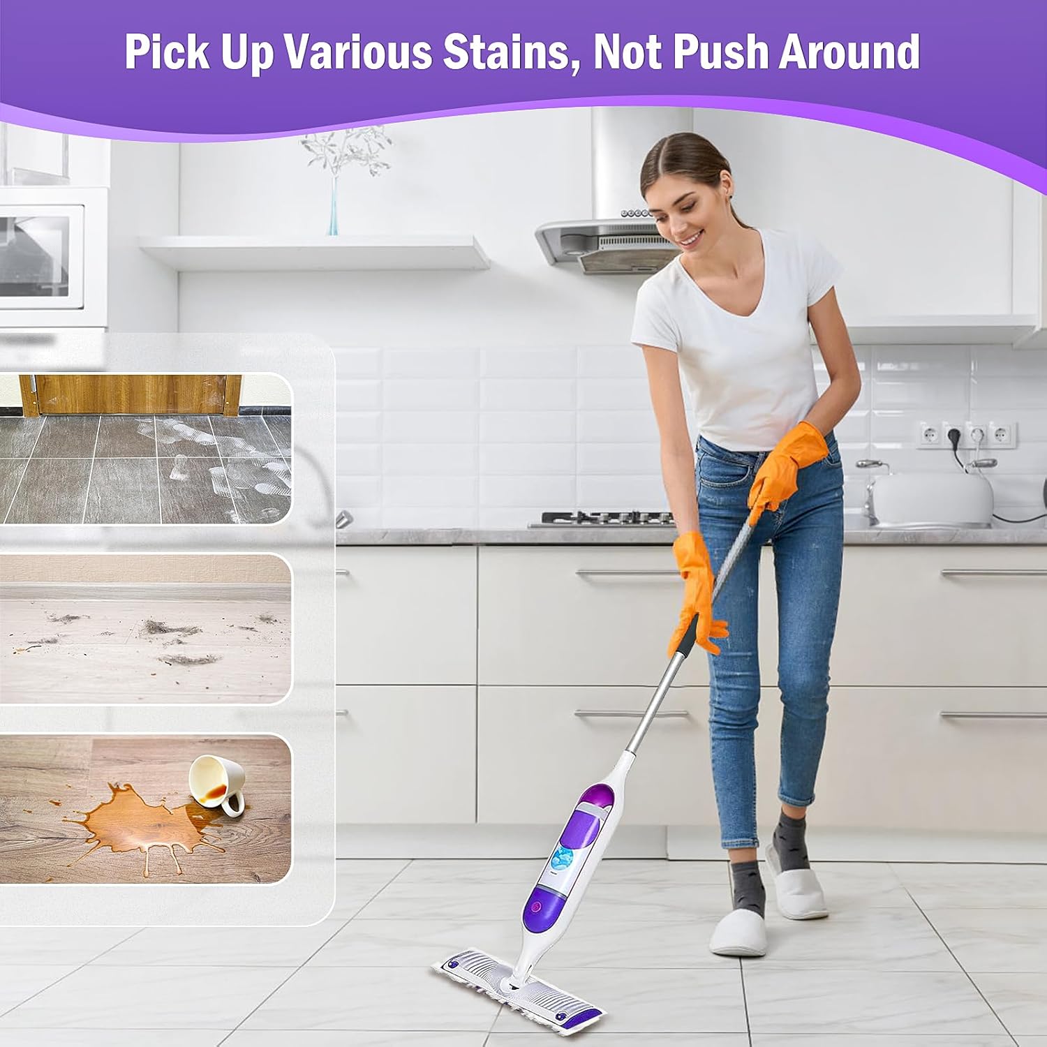 40 Pack Disposable Refill Pads for PowerMop Mop