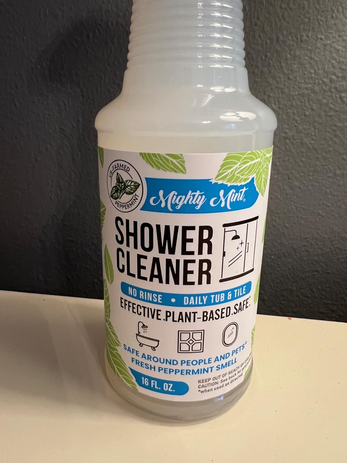 Mighty Mint Shower Cleaner - No Rinse No Scrub 16oz