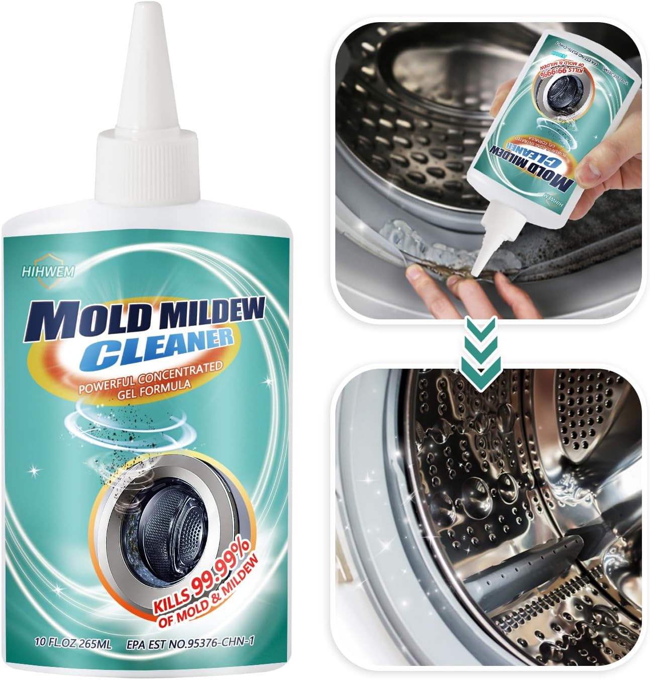 HIHWEM Mold Remover Gel 10 FL OZ 1