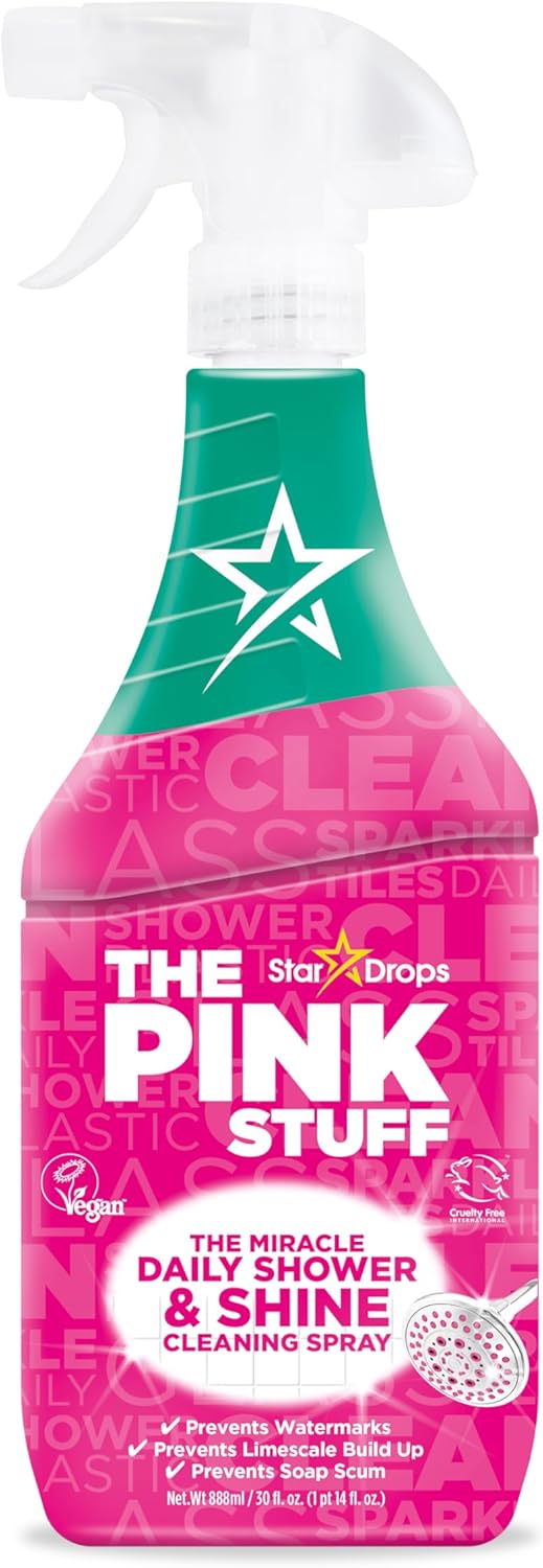 Stardrops Pink Stuff Daily Shower Cleaner 30oz No Rinse Spray