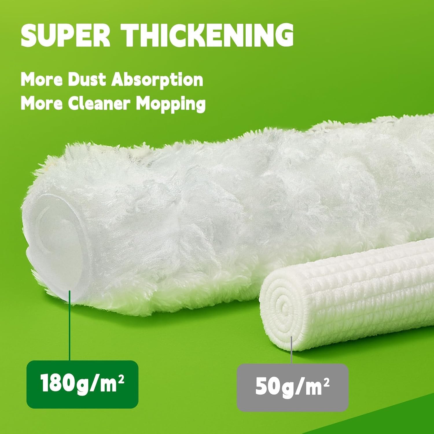 ClicLak Dry Mop Refills 60 Count for Pet Hair Dust