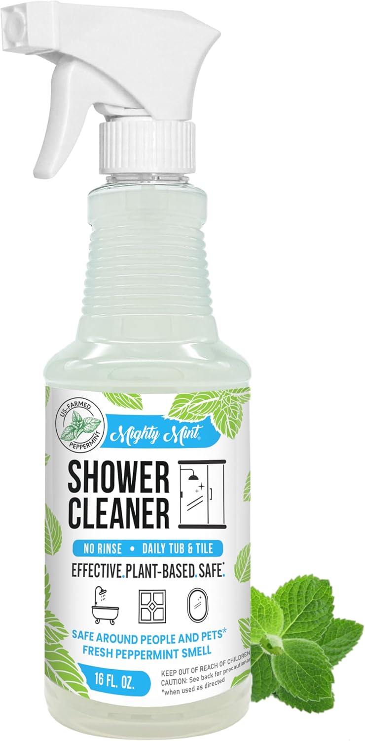 Mighty Mint Shower Cleaner - No Rinse No Scrub 16oz