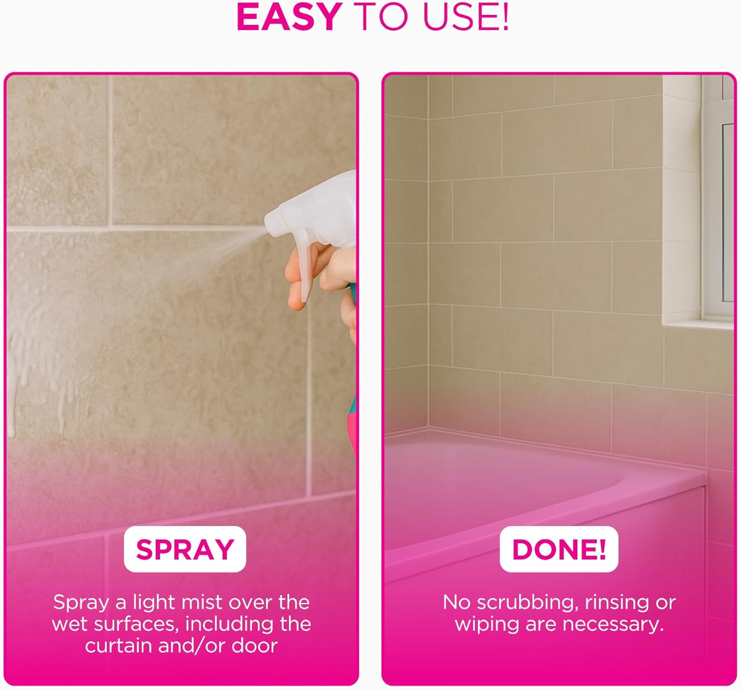 Stardrops Pink Stuff Daily Shower Cleaner 30oz No Rinse Spray