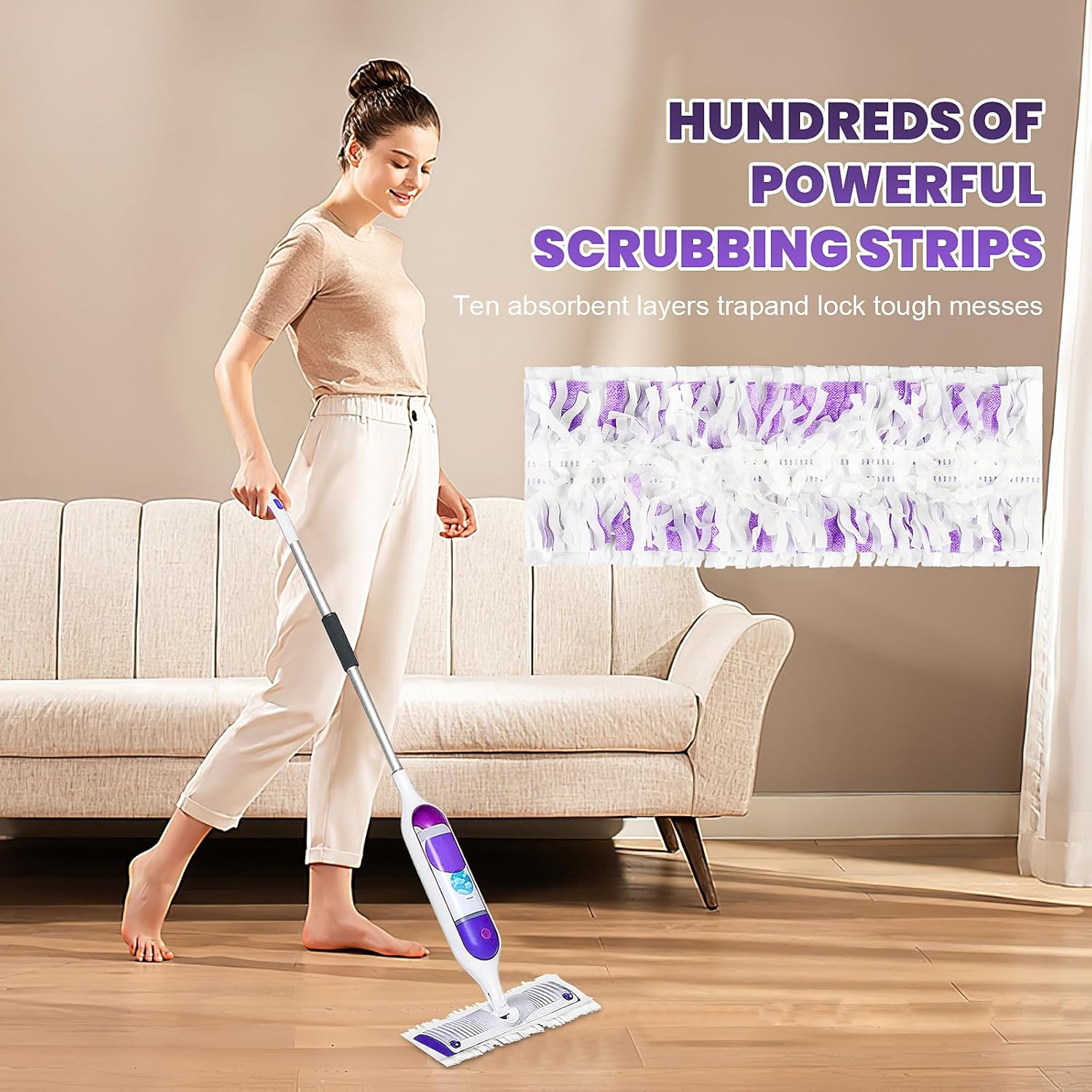 12 Pack Chyodi Power Mop Refills Compatible with Swiffer