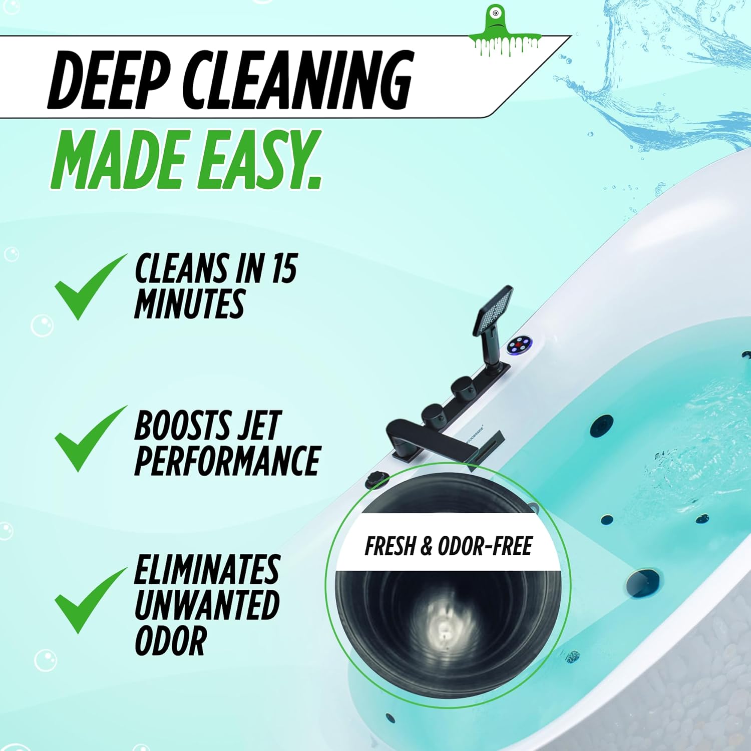 Oh Yuk Jetted Tub Cleaner - 4 Cleanings per Bottle