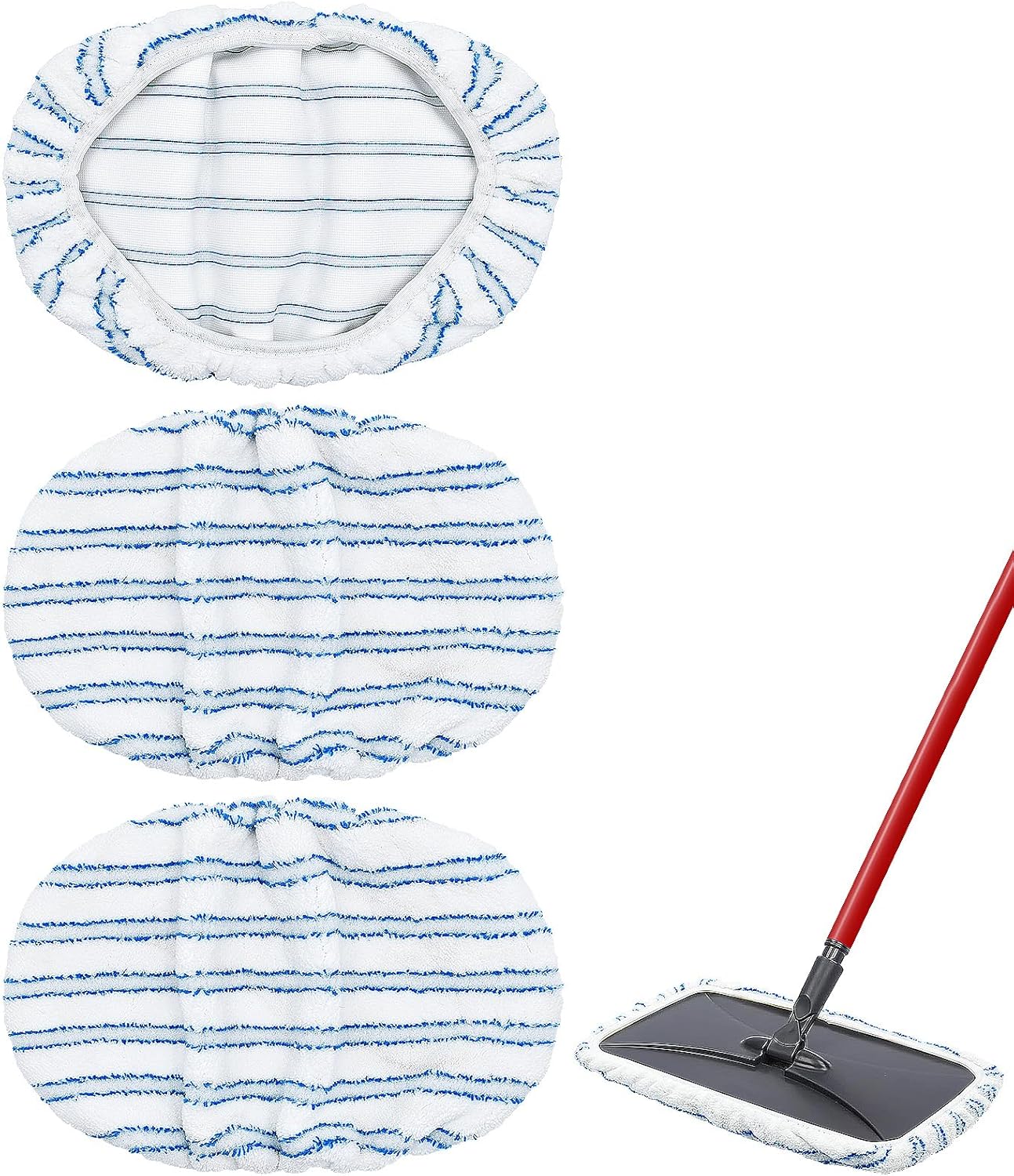 O-Cedar Mop Refills 3 Pack Replacement Pads 15x8 Flat