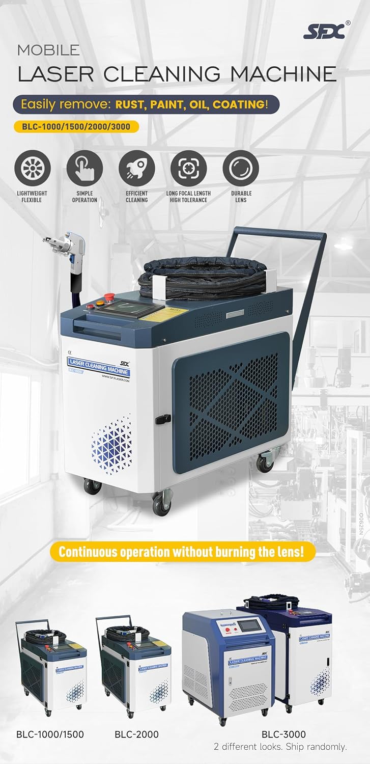 XINCHENG 2000W Laser Rust Remover Machine