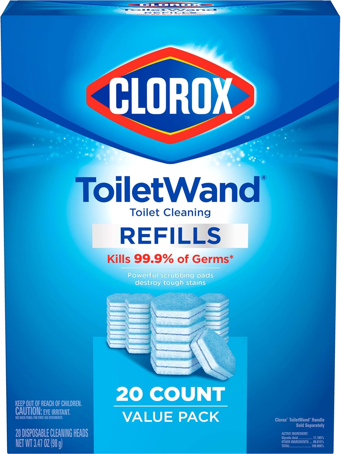 Clorox ToiletWand Refills 20 Count