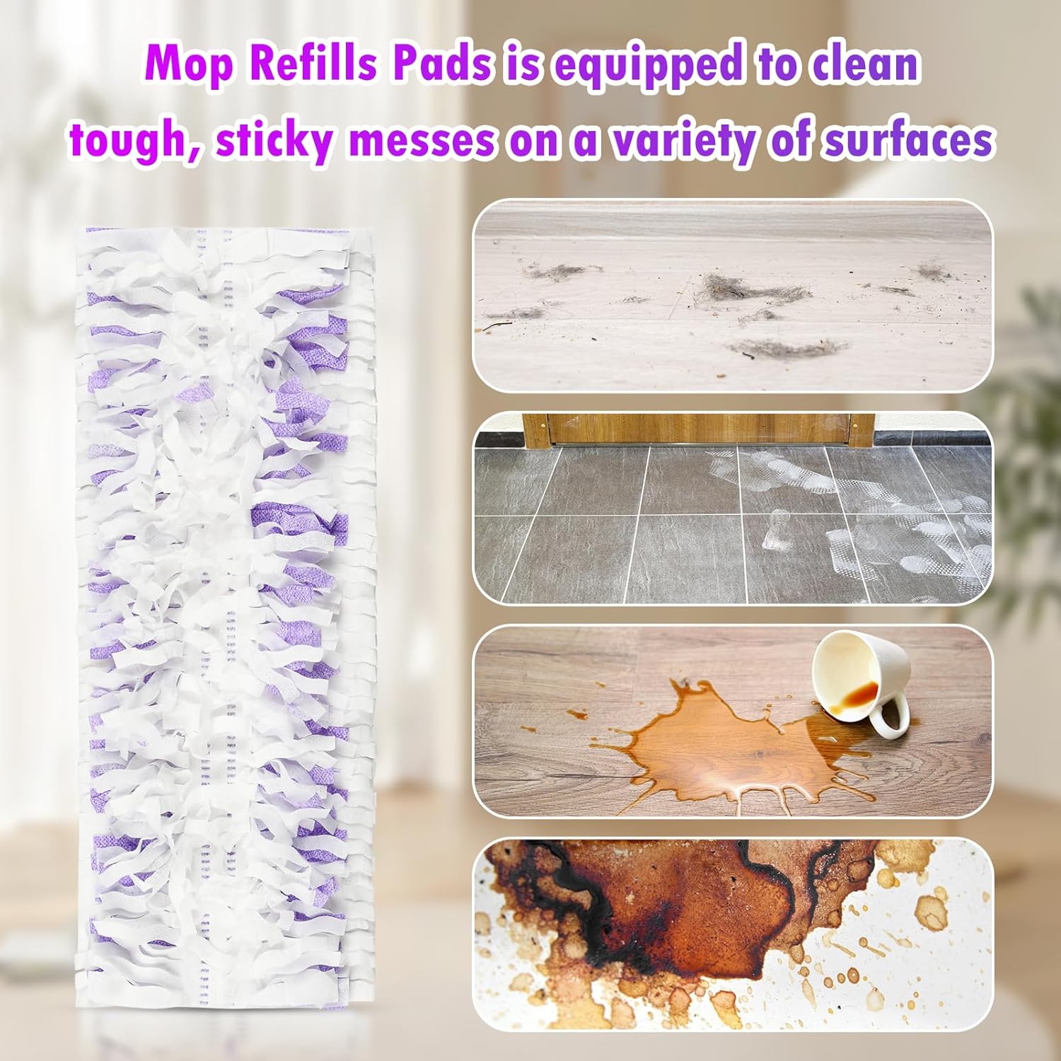 20 Pack NIXOOT PowerMop Mopping Pad Refills