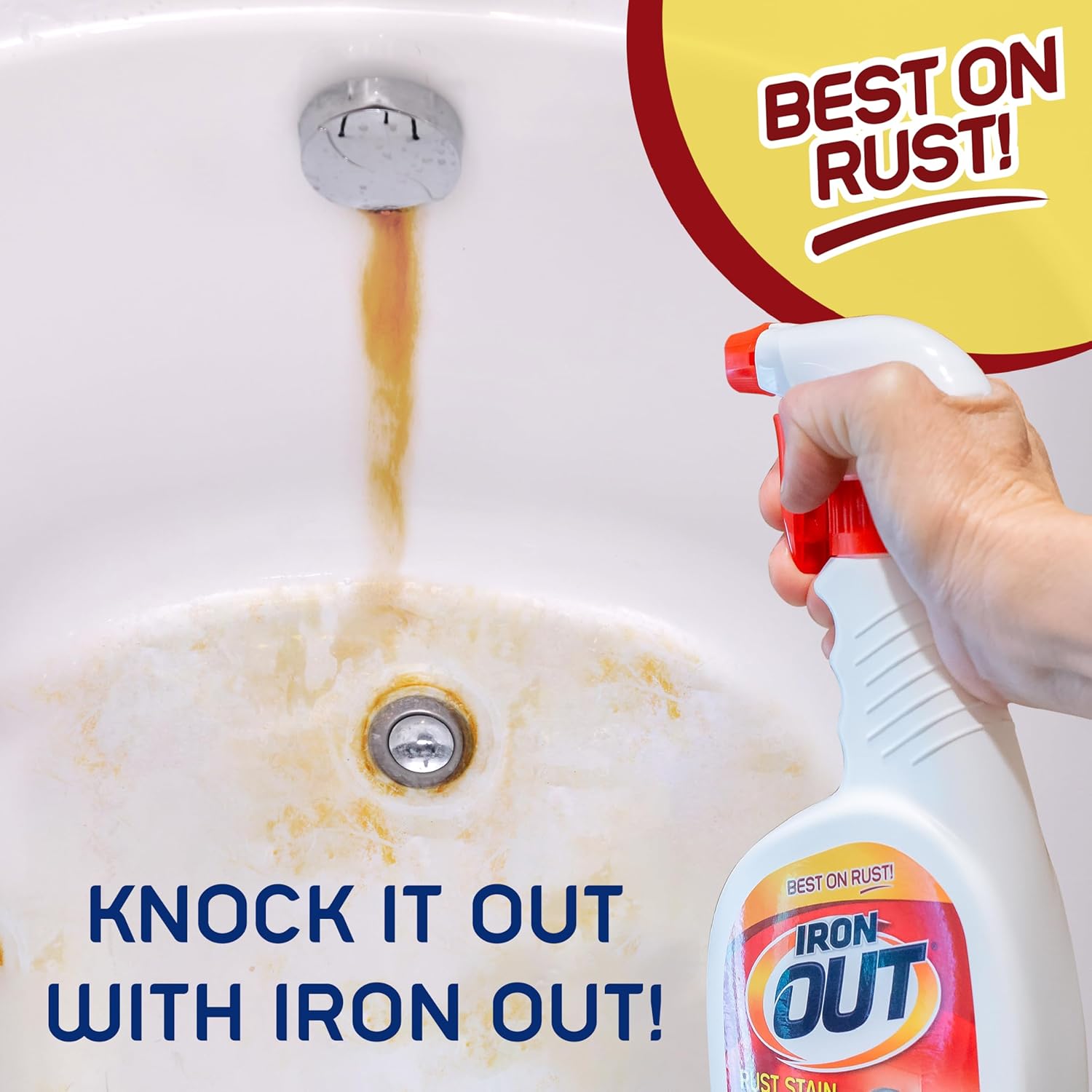 IRON OUT Rust Stain Remover Spray Gel 3-Pack