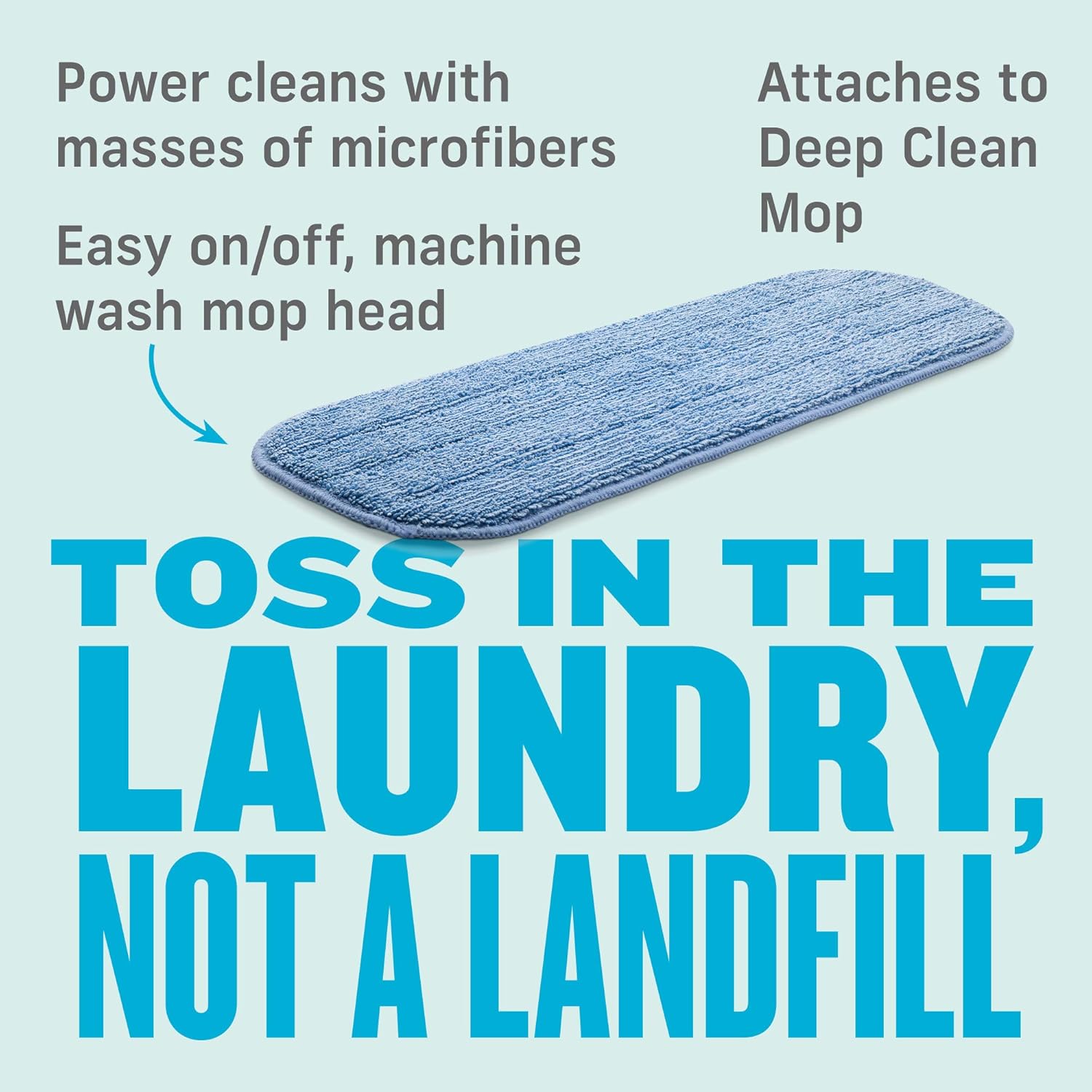 E-Cloth Microfiber Mop Head Replacement - 1 Pack 1