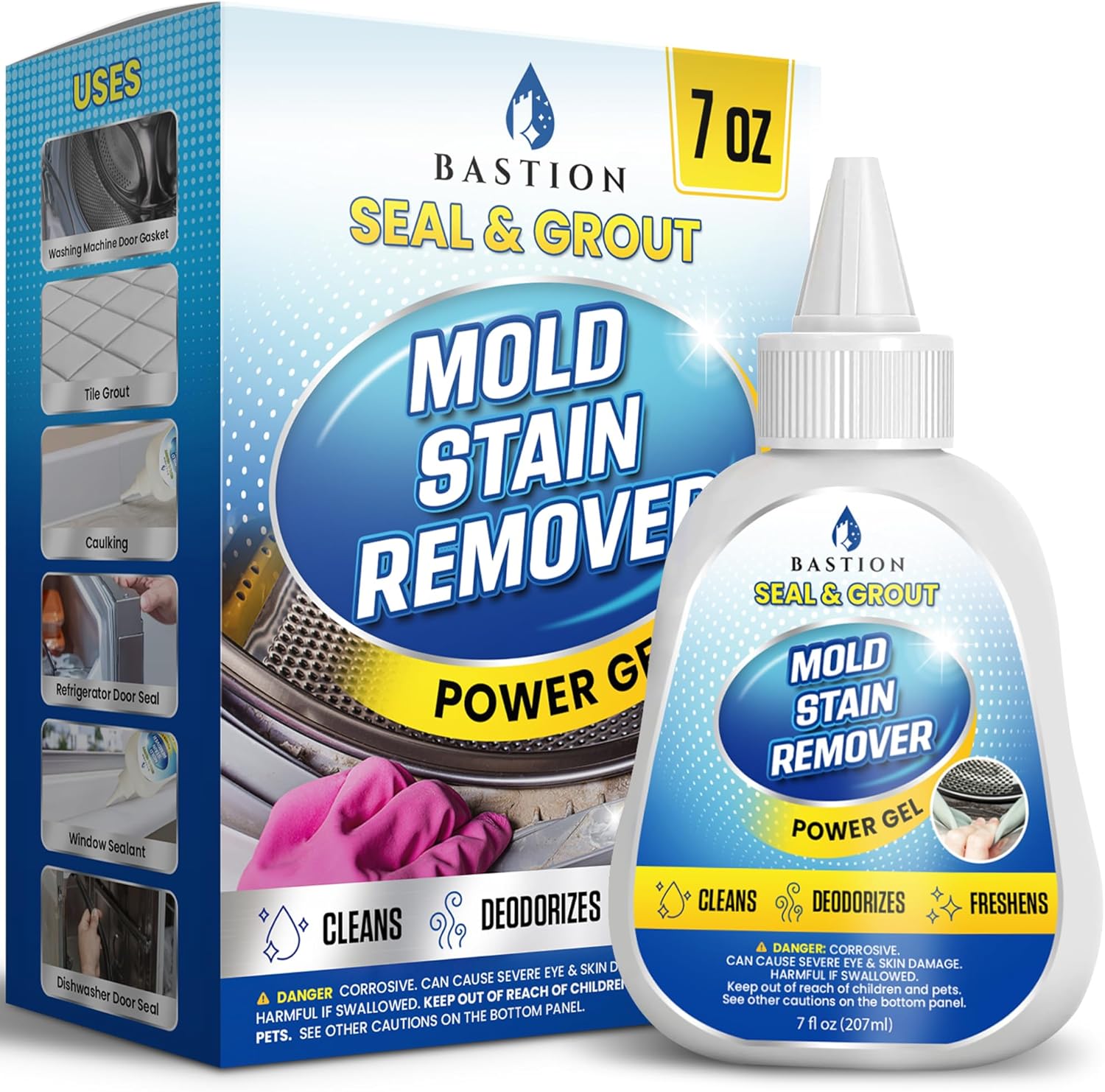Bastion Heavy Duty Mold Cleaner 7 fl oz Gel Formula