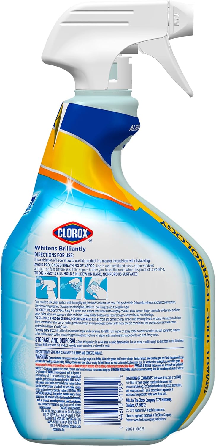Clorox Plus Tilex Mold Mildew Remover 32 Ounce Spray