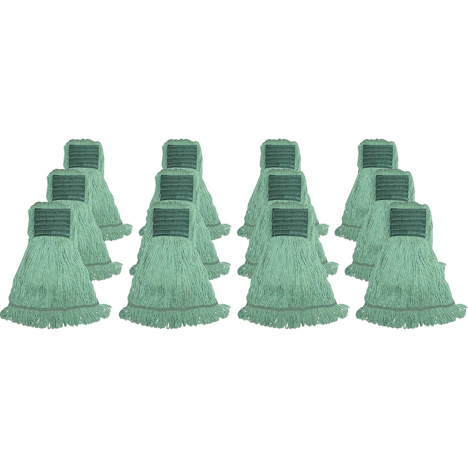 Genuine Joe MGR5BCT Synthetic Blend Wet Mop 12CT Green