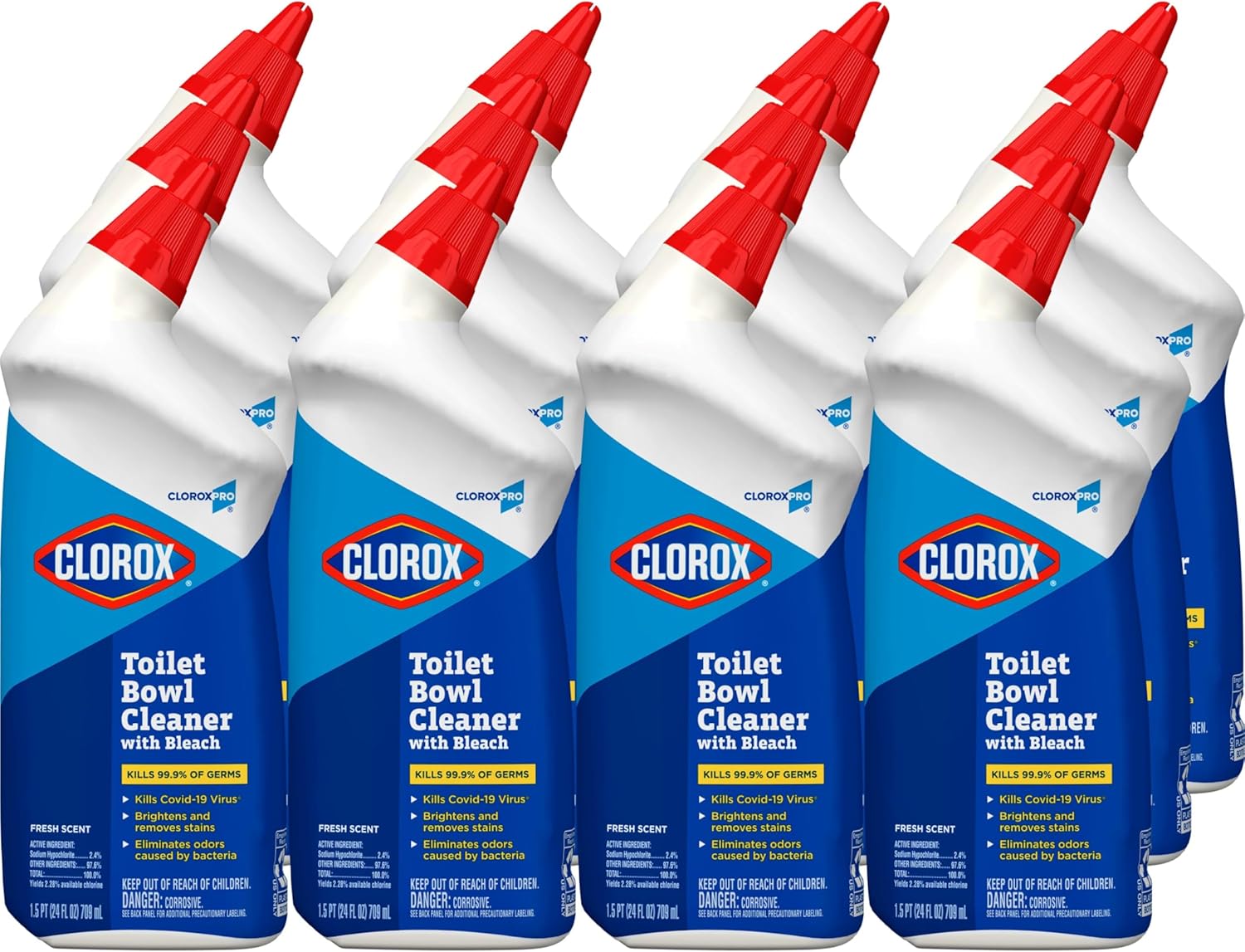 CloroxPro Toilet Bowl Cleaner 24 Ounces Pack of 12