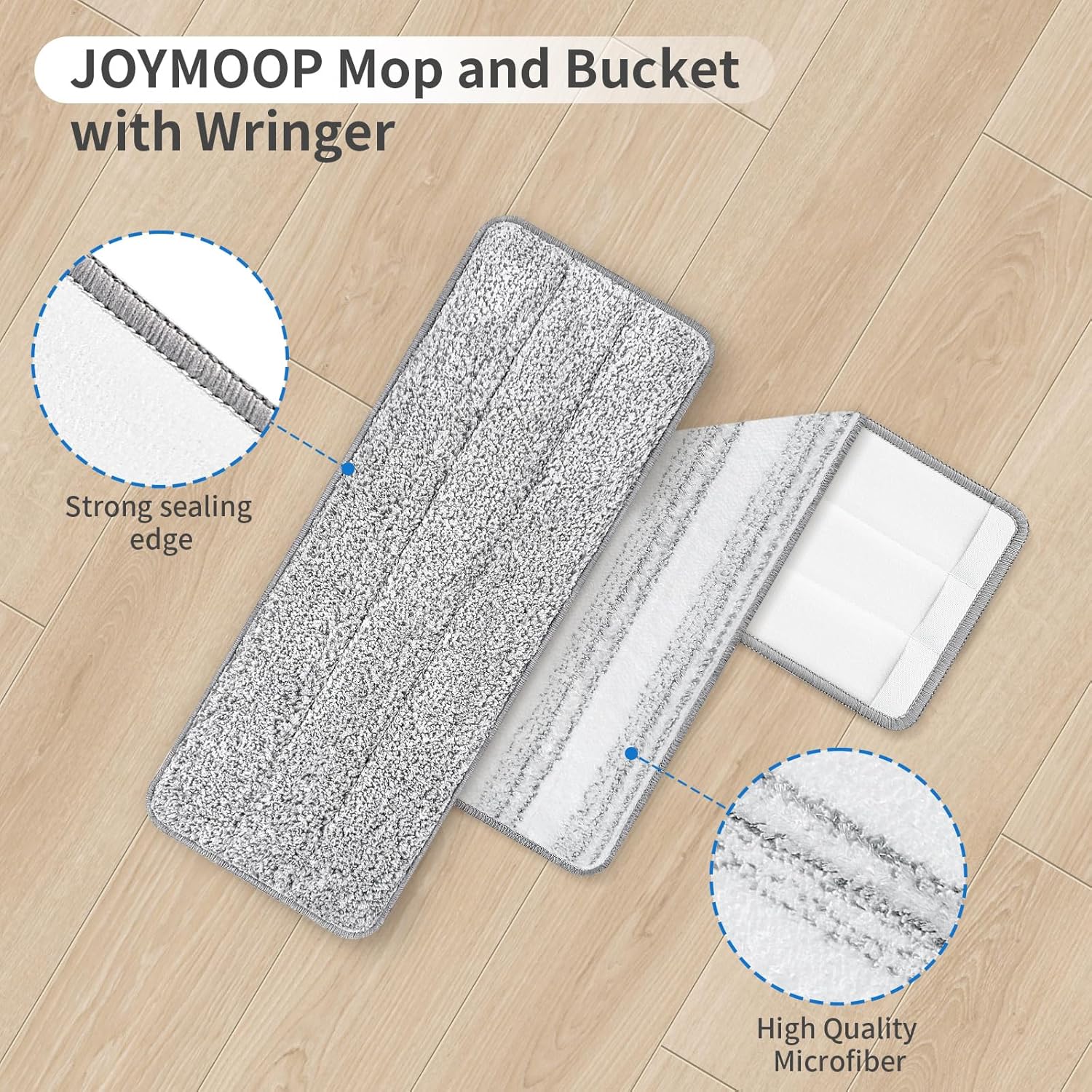 Bluearks 10Pcs Joymoop Mop Replacement Pads