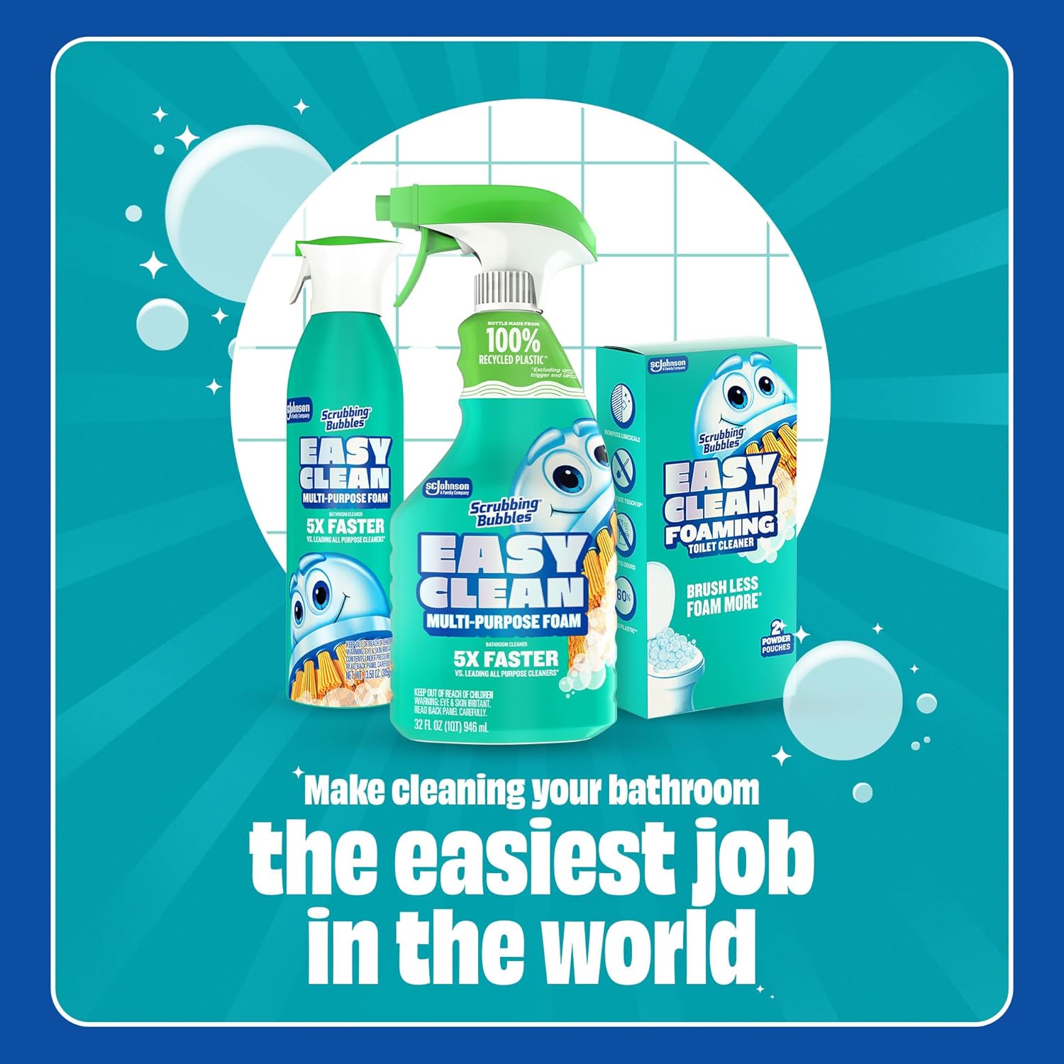 Scrubbing Bubbles Easy Clean Foaming Toilet Bowl Cleaner