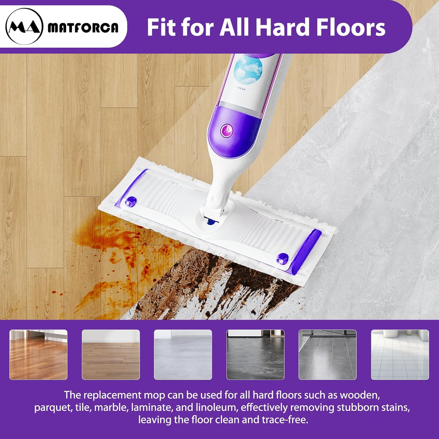 20 Pack Swiffer Power Mop Pads - Multi Surface Cleaning