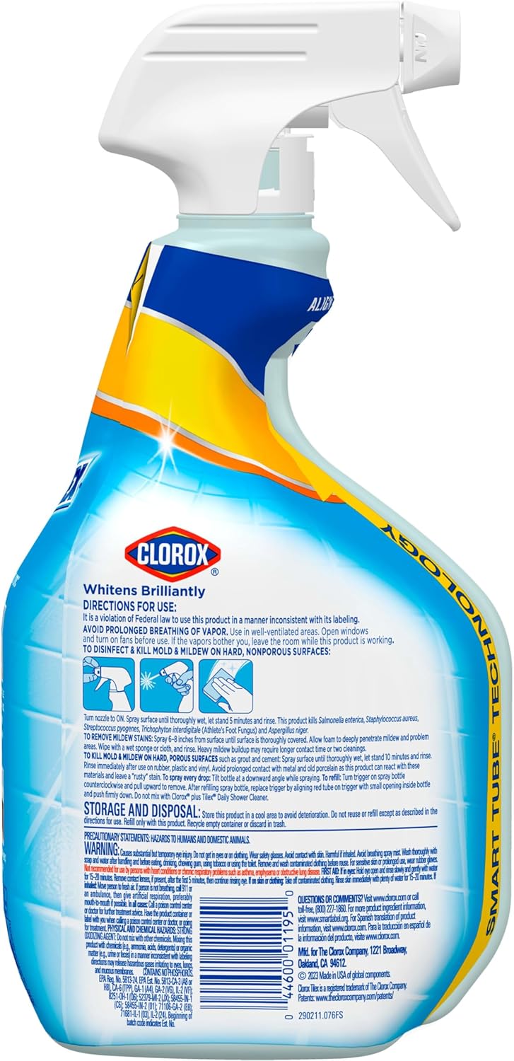 Clorox Plus Tilex Mold Mildew Remover 32 Ounce Spray