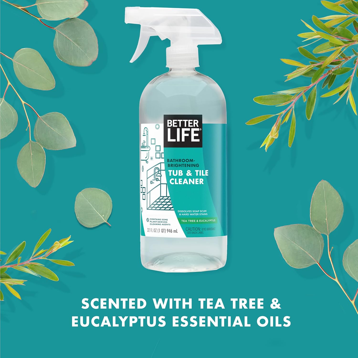 Better Life Natural Tub and Tile Cleaner 32 Fl Oz Pack Of 6