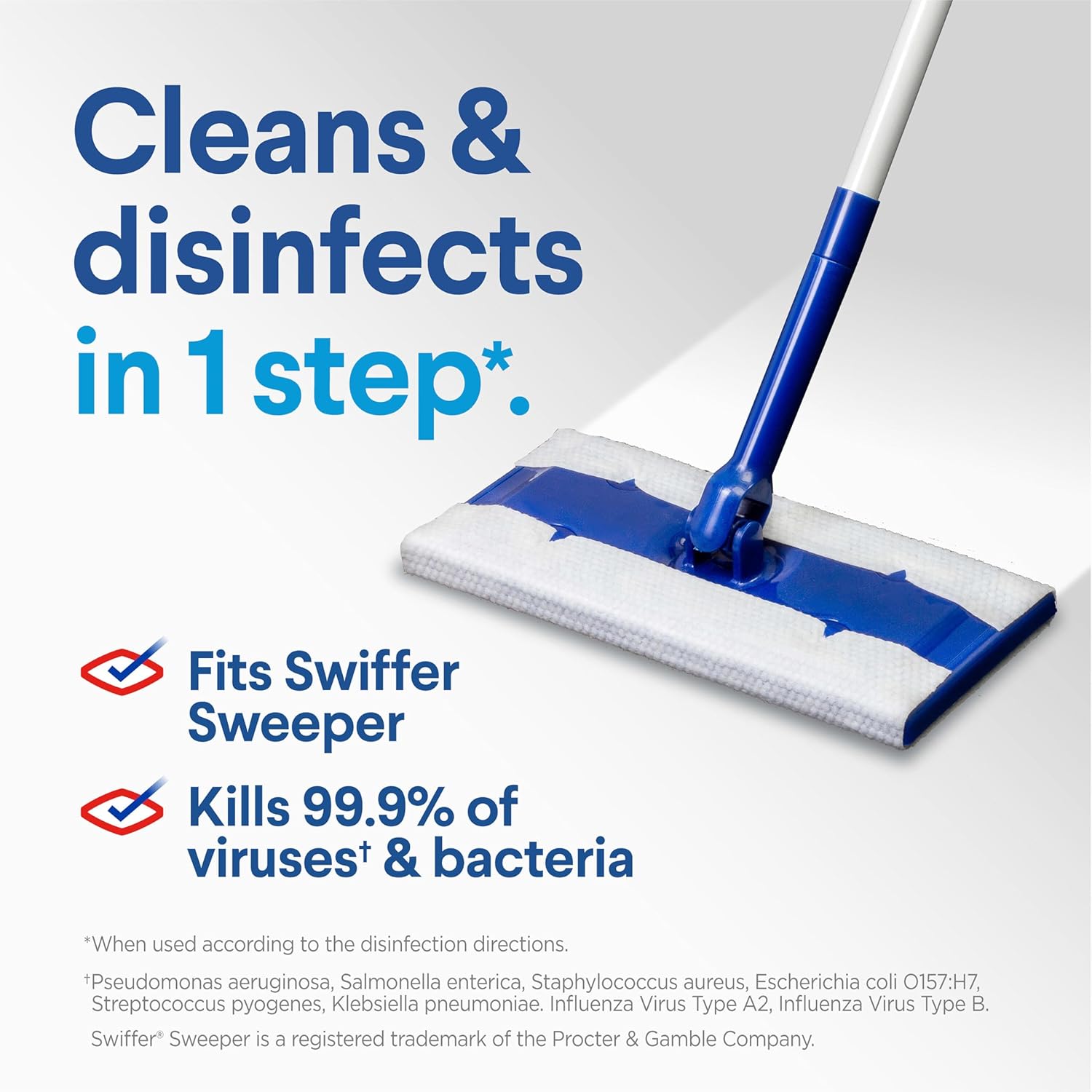 Clorox Disinfecting Wet Mop Refills 24 Count Multi-Surface Use