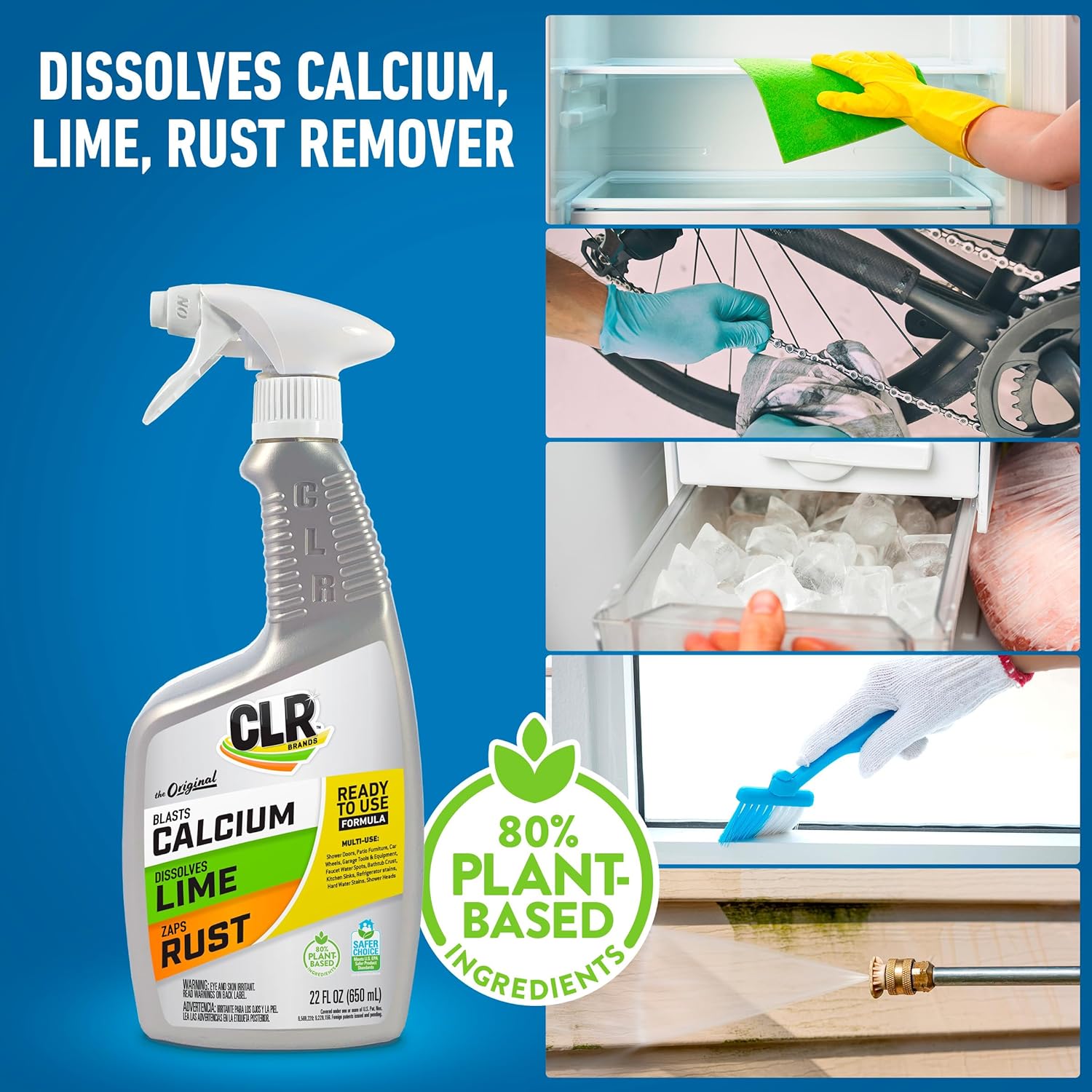 CLR Calcium Lime Rust Remover 22 Ounce Pack of 1 1