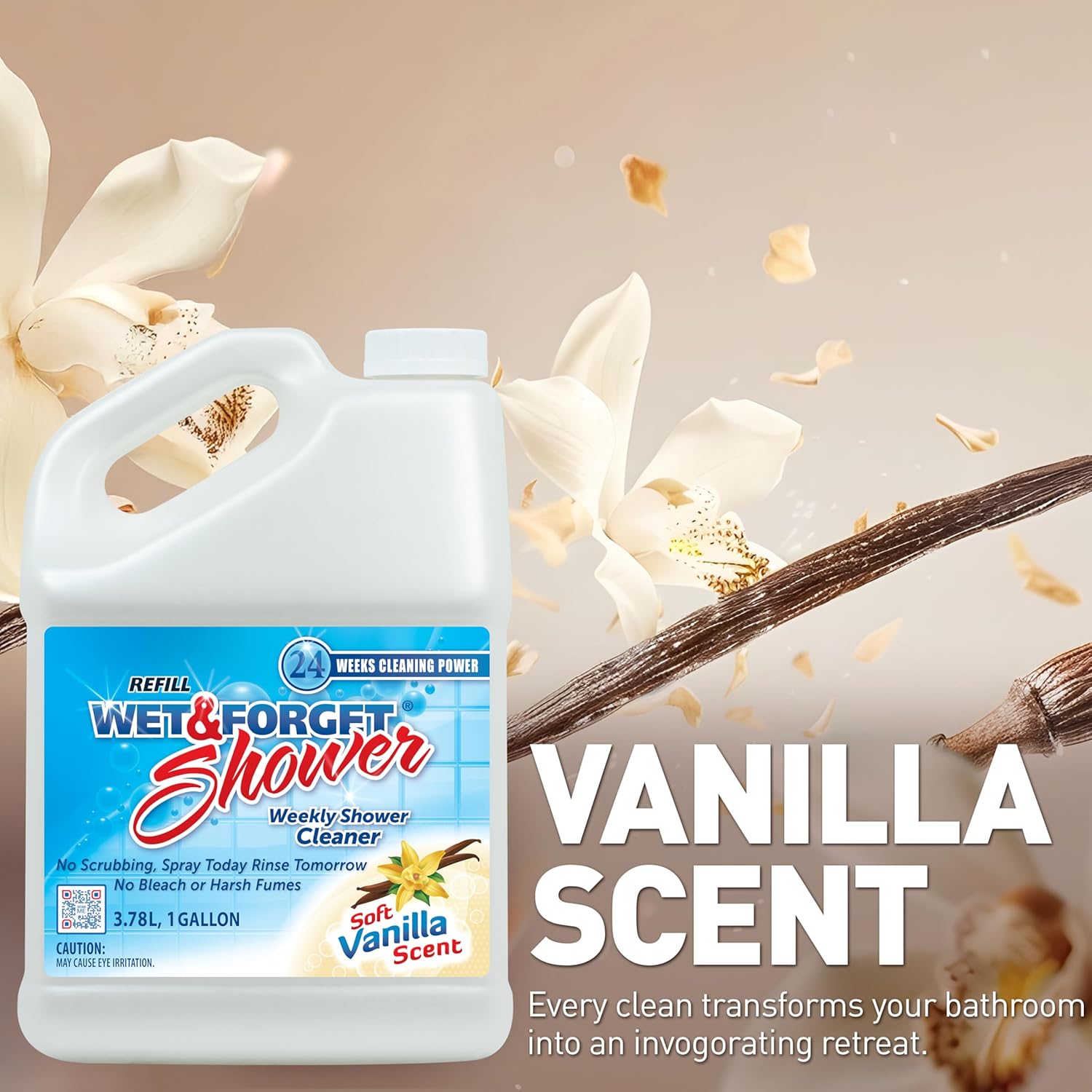 Wet Forget Shower Cleaner Multi-Surface Weekly No Scrub 1
