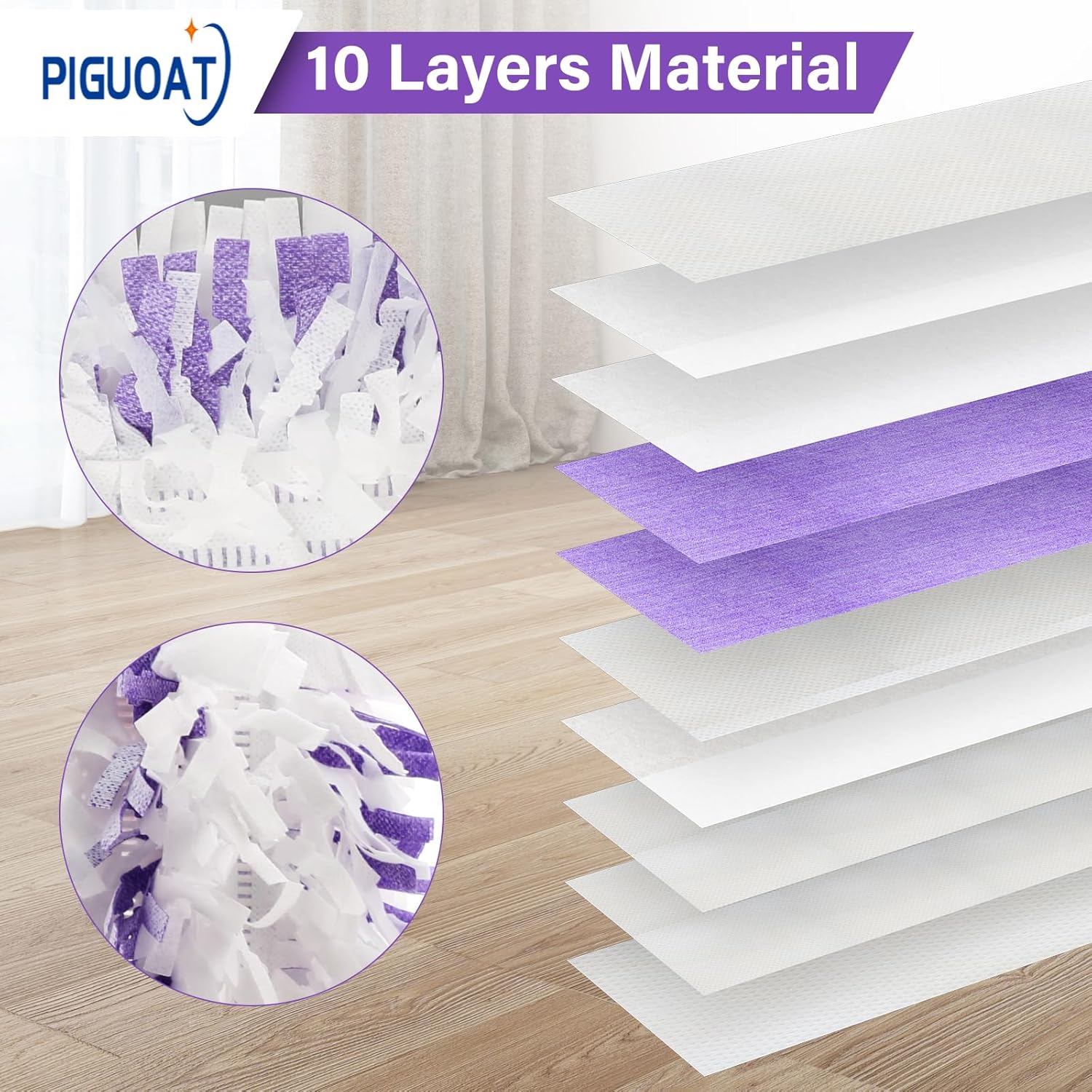 20 Pack Power-Mop-Pads Refills for Swi-ffer and Bona Mops