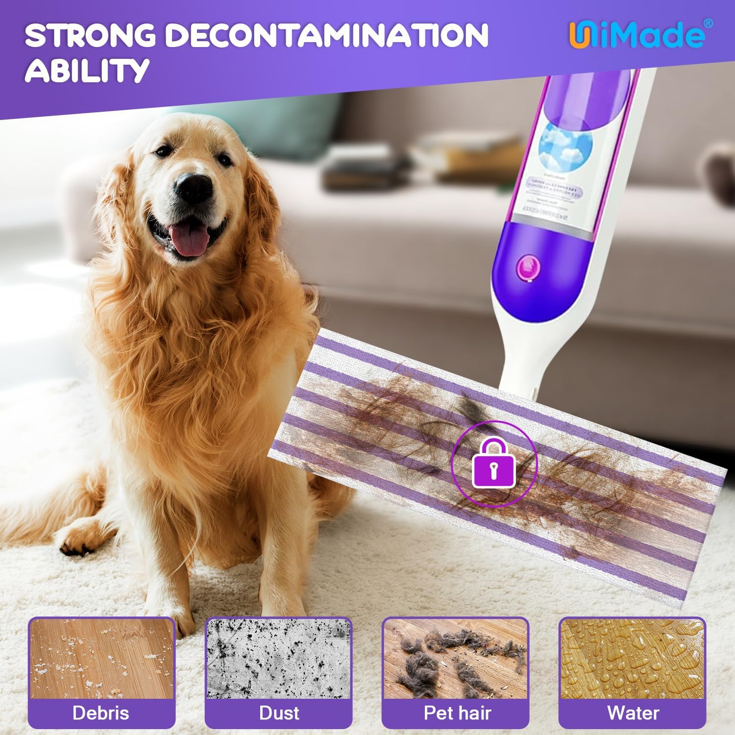 48 Pack UNIMADE Mop Pads for Swiffer Power Mop